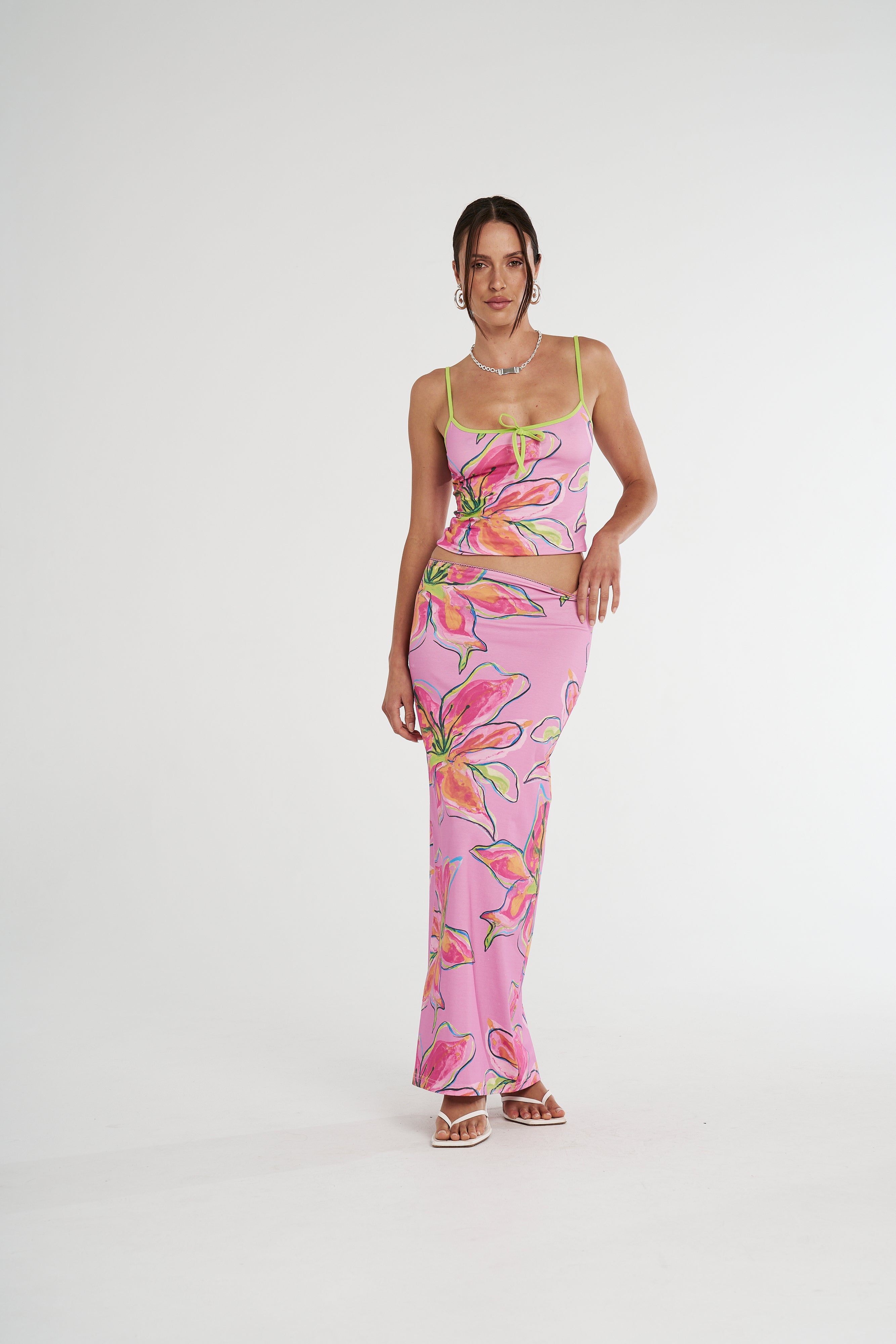 SUMMI SINGLET - LILAC LILY