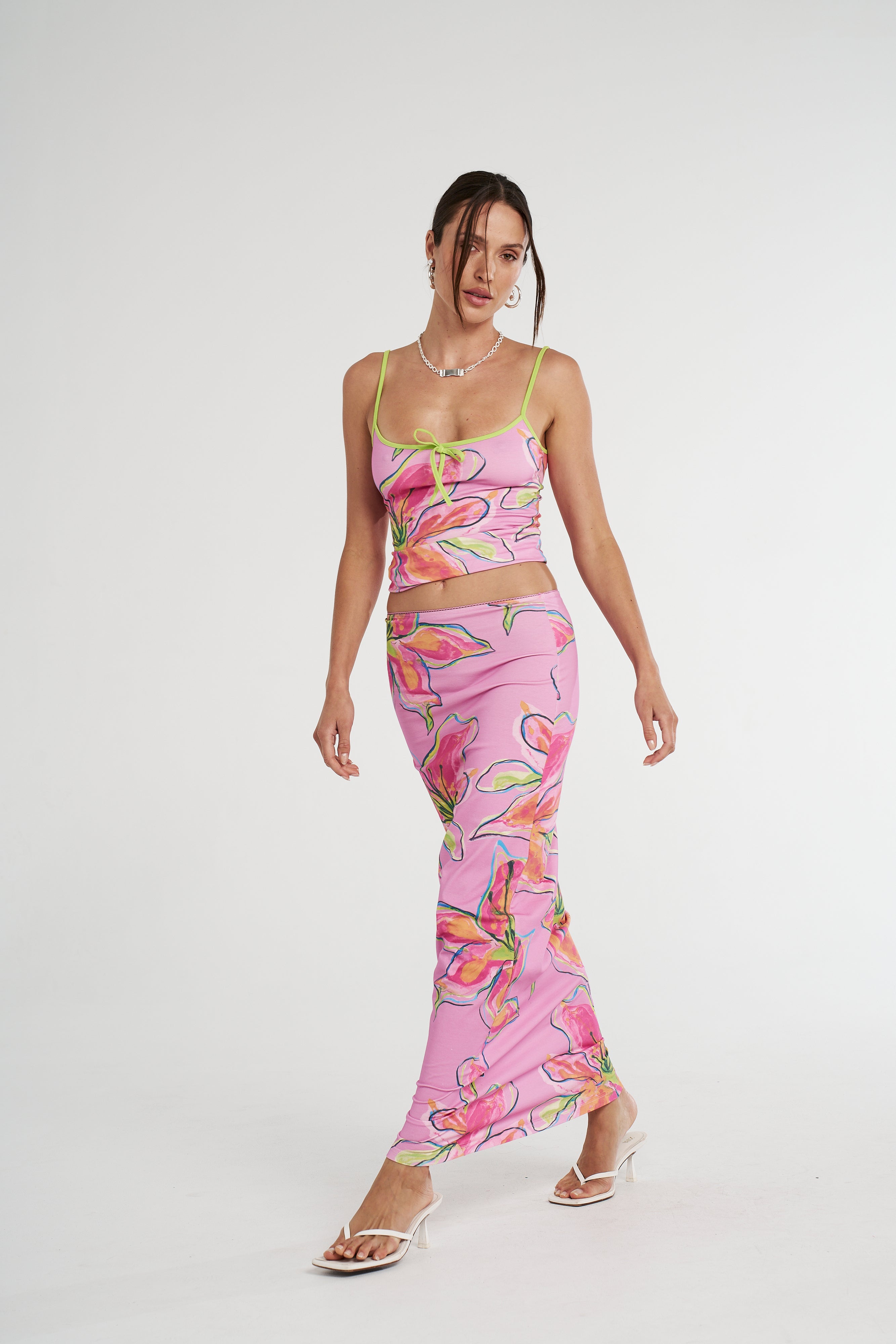 SUMMI SINGLET - LILAC LILY