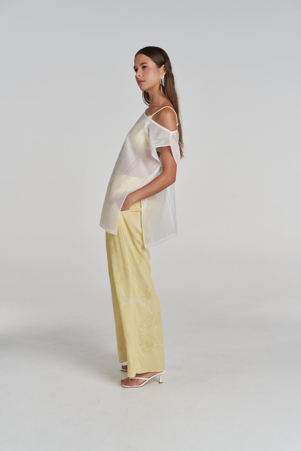 ELASTIC WAIST PANT - MAGNOLIA