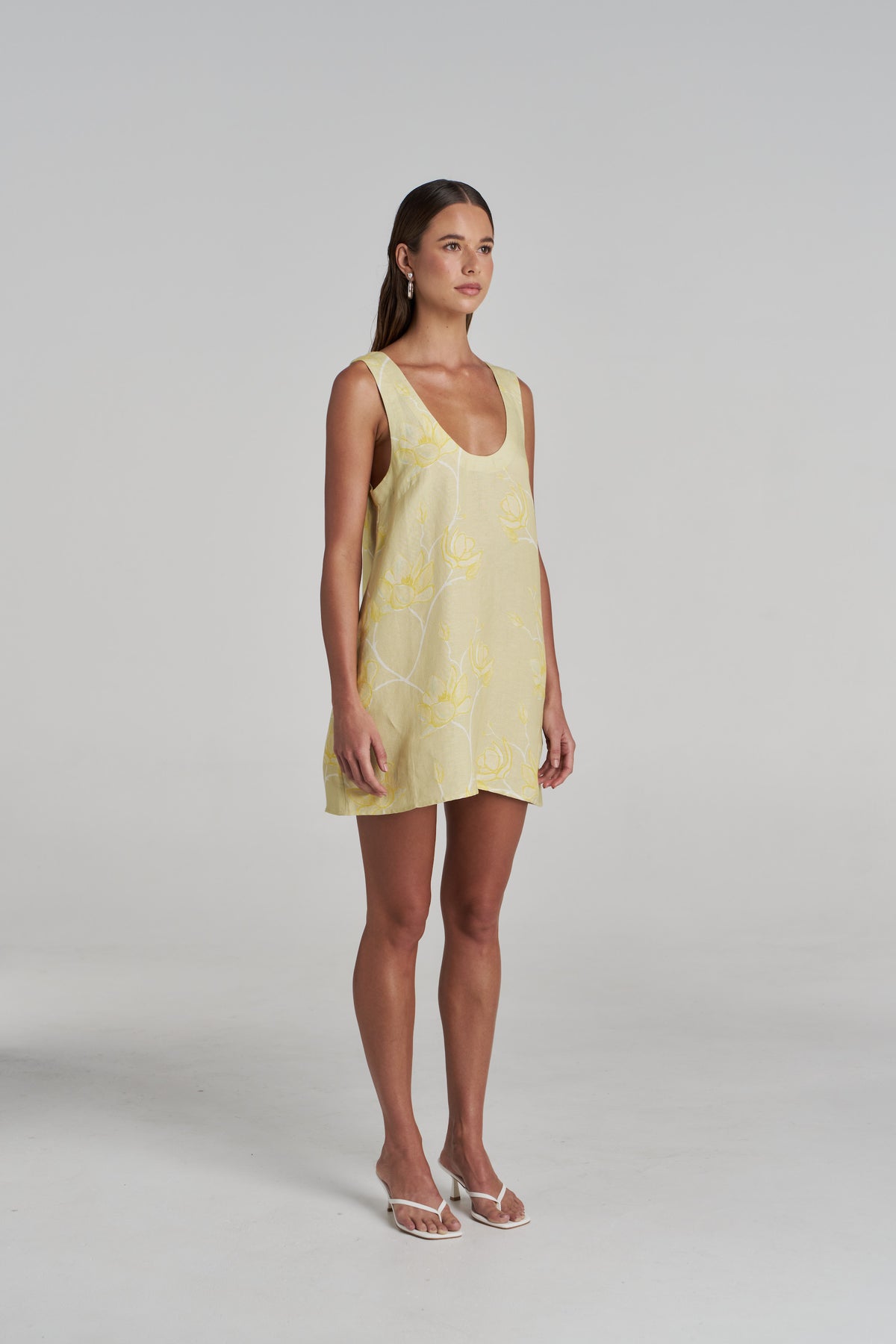 FLORA MINI DRESS - MAGNOLIA