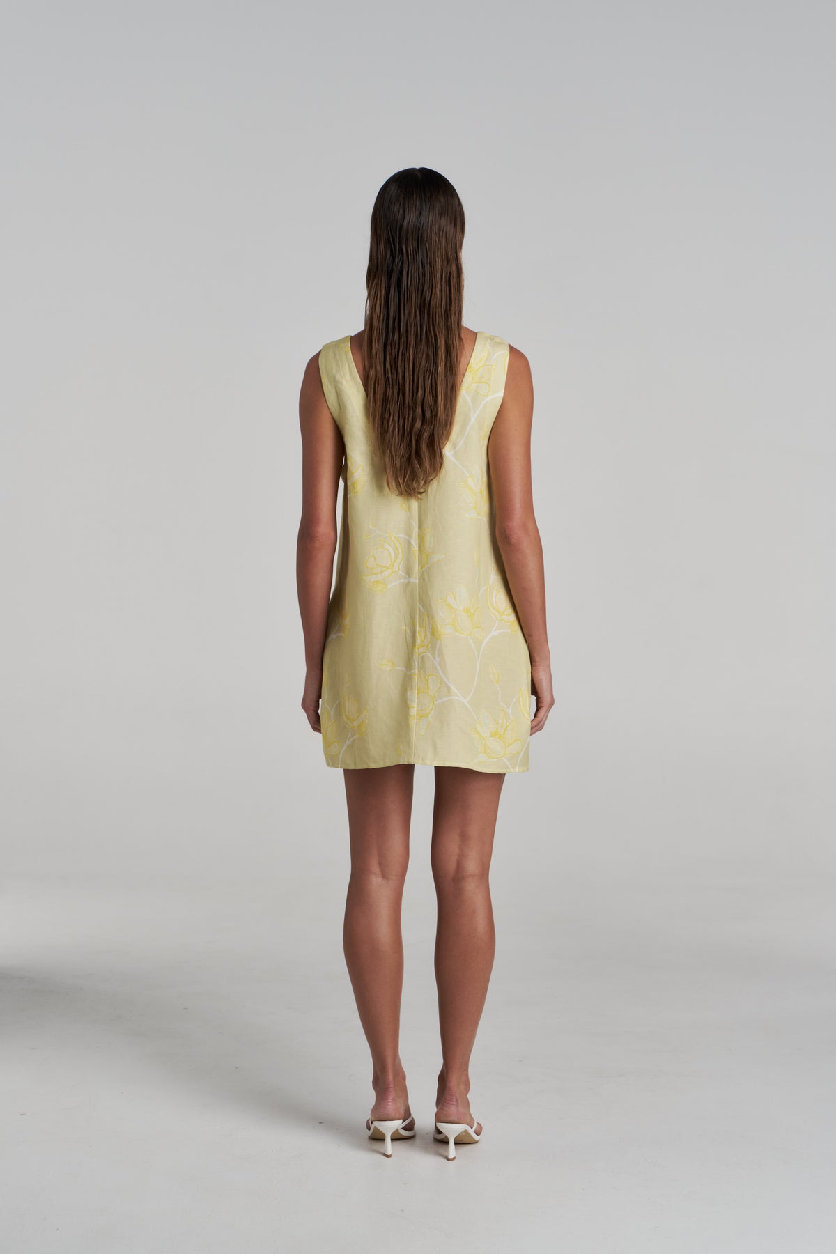 FLORA MINI DRESS - MAGNOLIA