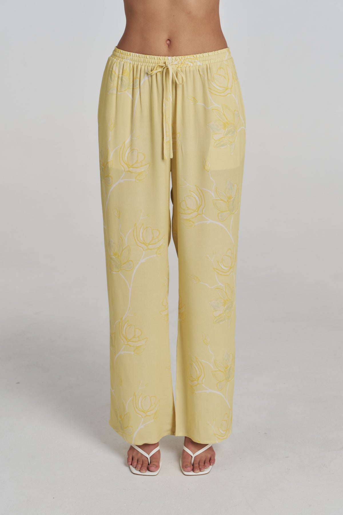 ELASTIC WAIST PANT - MAGNOLIA