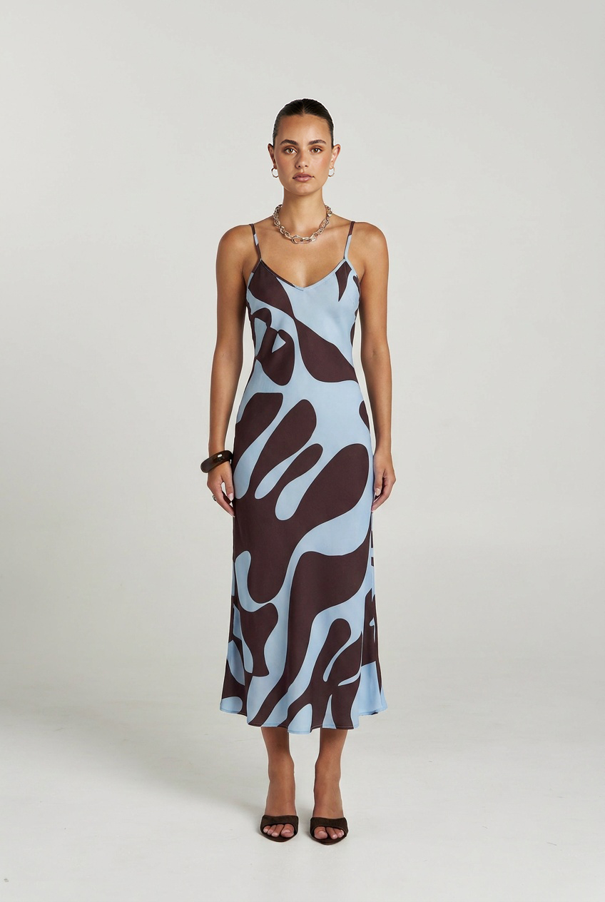SIREN MIDI DRESS - MIRAGE