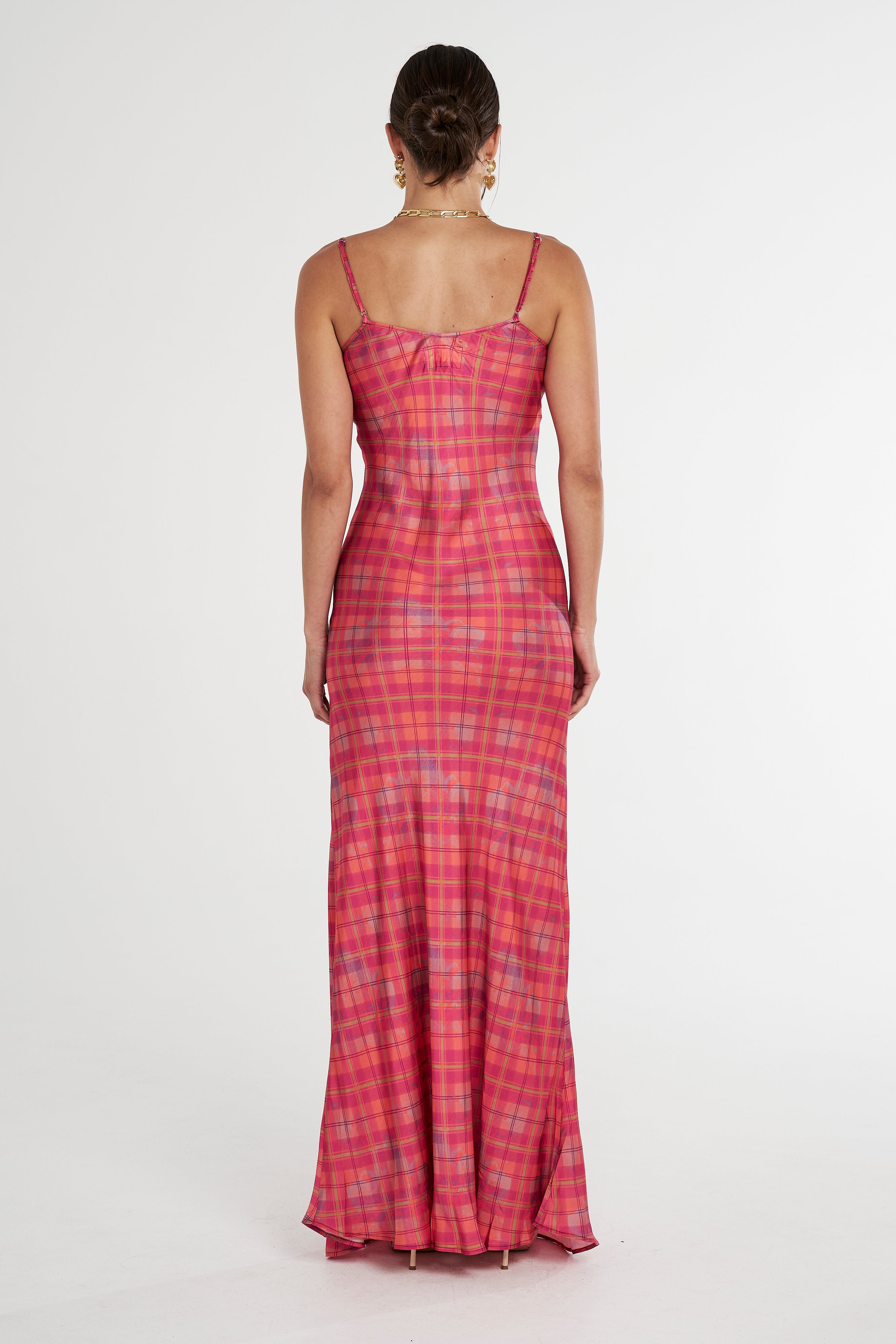 SIREN DRESS - NEON PLAID