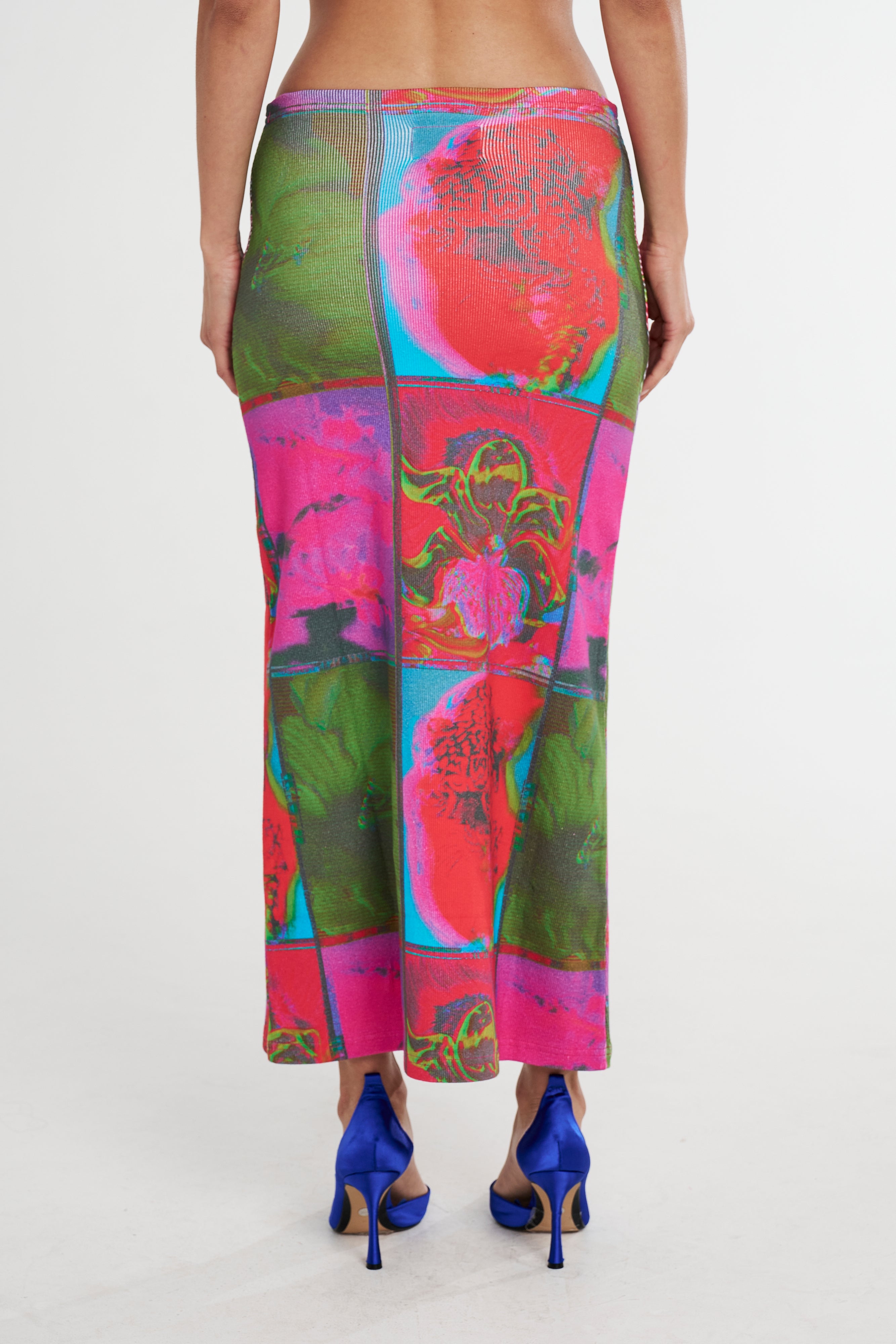 MIDI SKIRT - NEON UNTAMED
