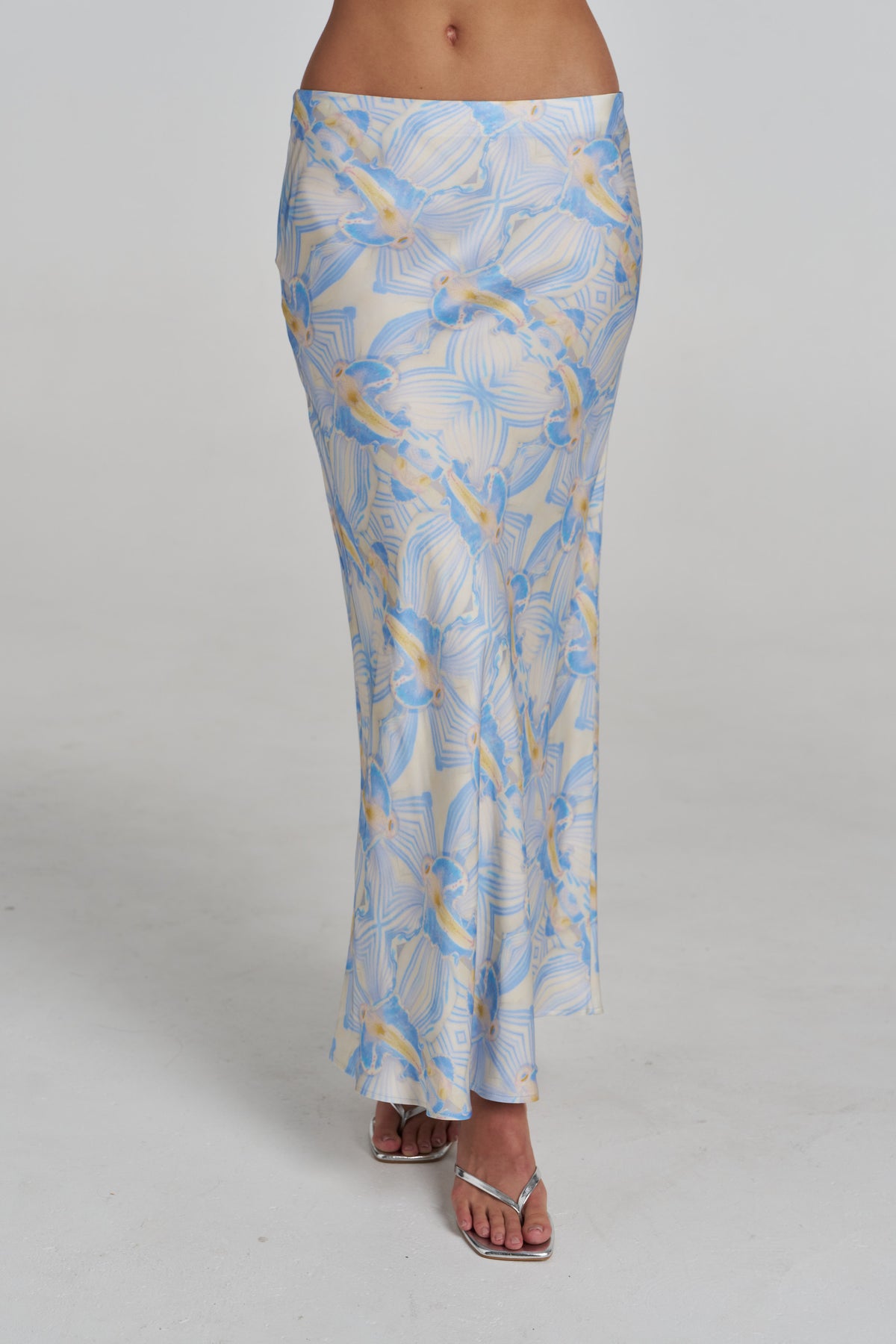 SLIP SKIRT - ORCHID PRISM