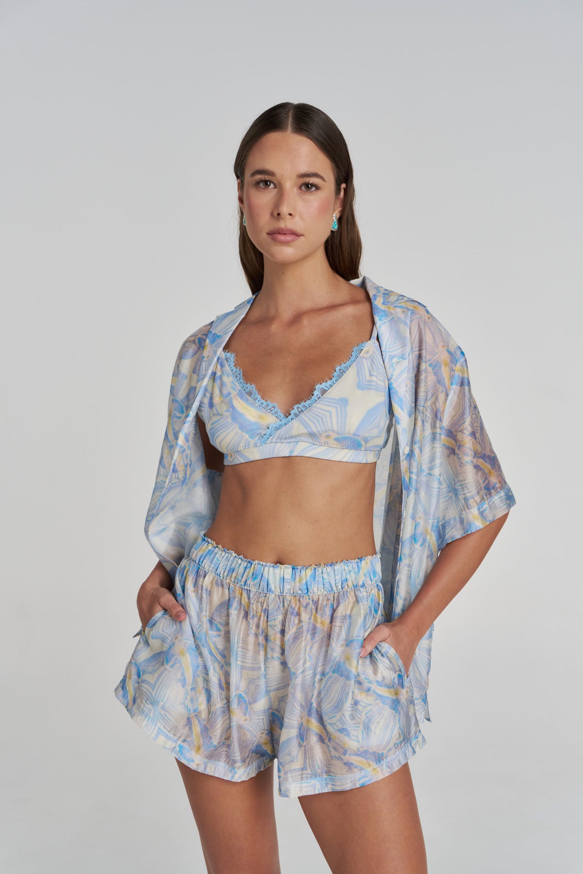 MINNIE SHORT - ORCHID PRISM