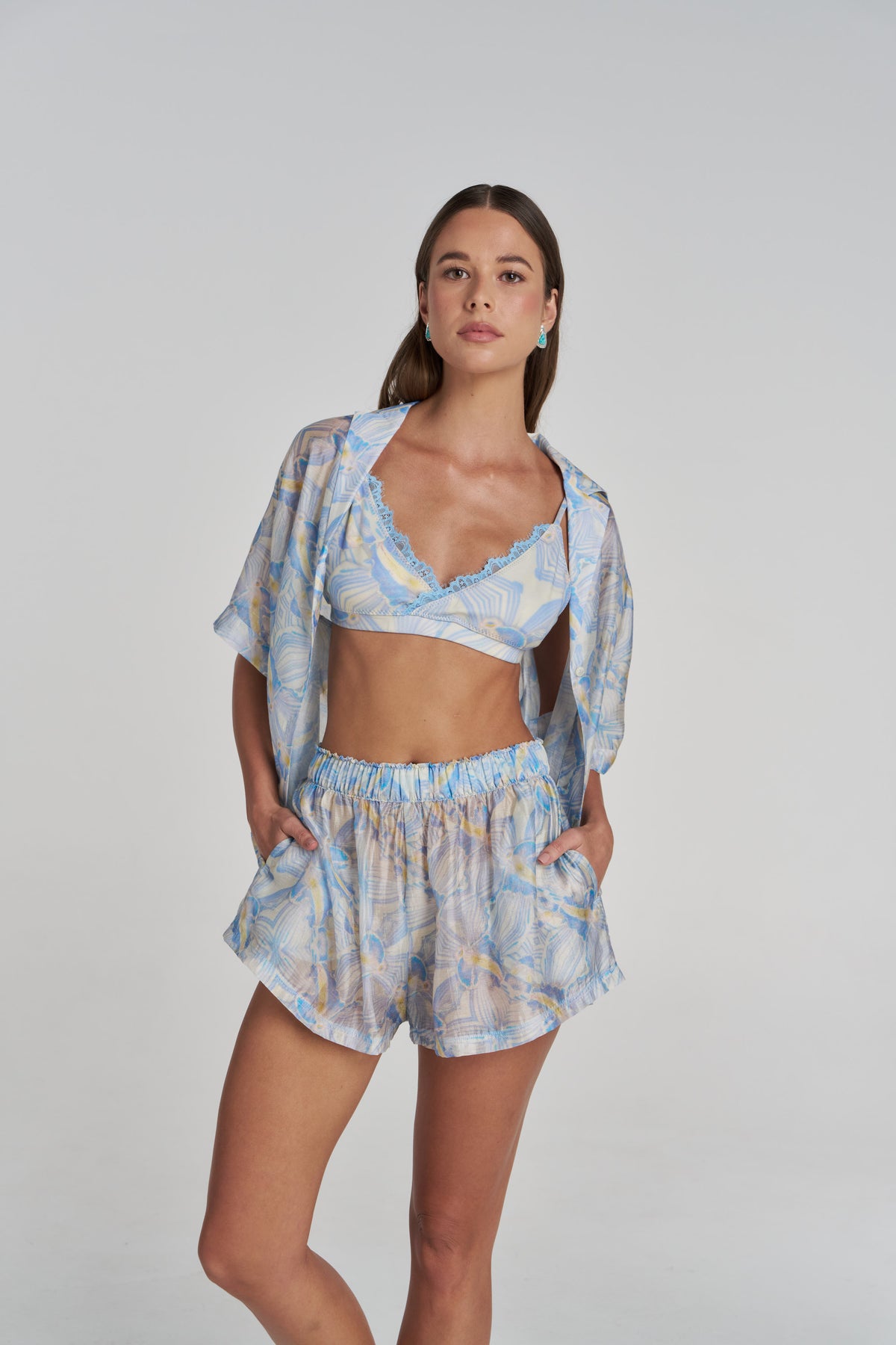 MINNIE SHORT - ORCHID PRISM