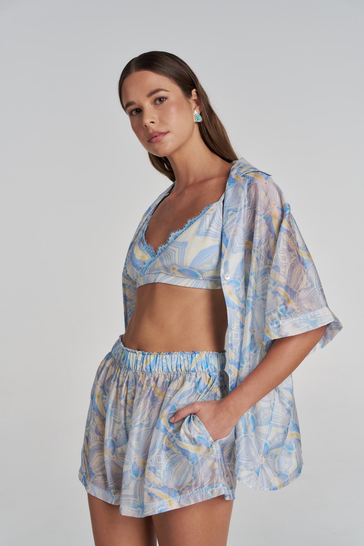 MINNIE SHORT - ORCHID PRISM
