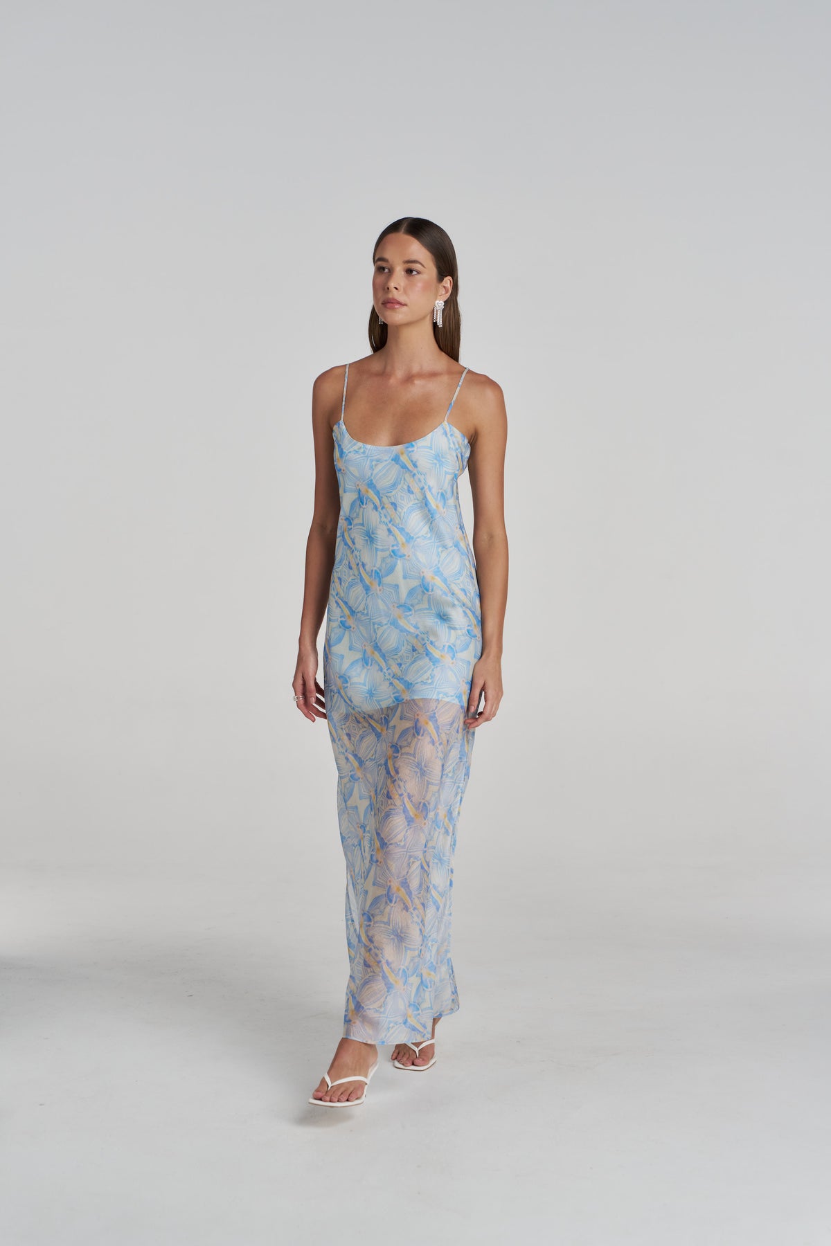 SOPHIA MAXI DRESS - ORCHID PRISM