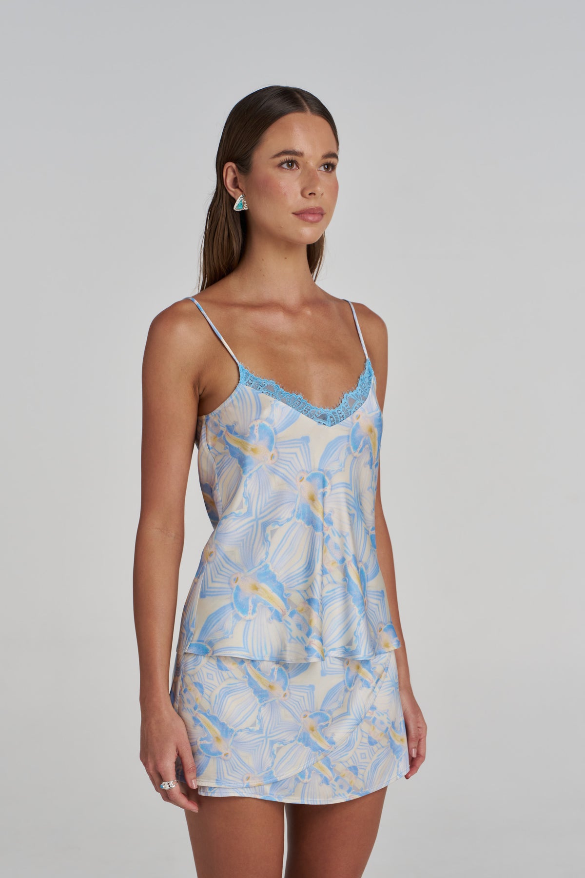 SIREN LACE TOP - ORCHID PRISM