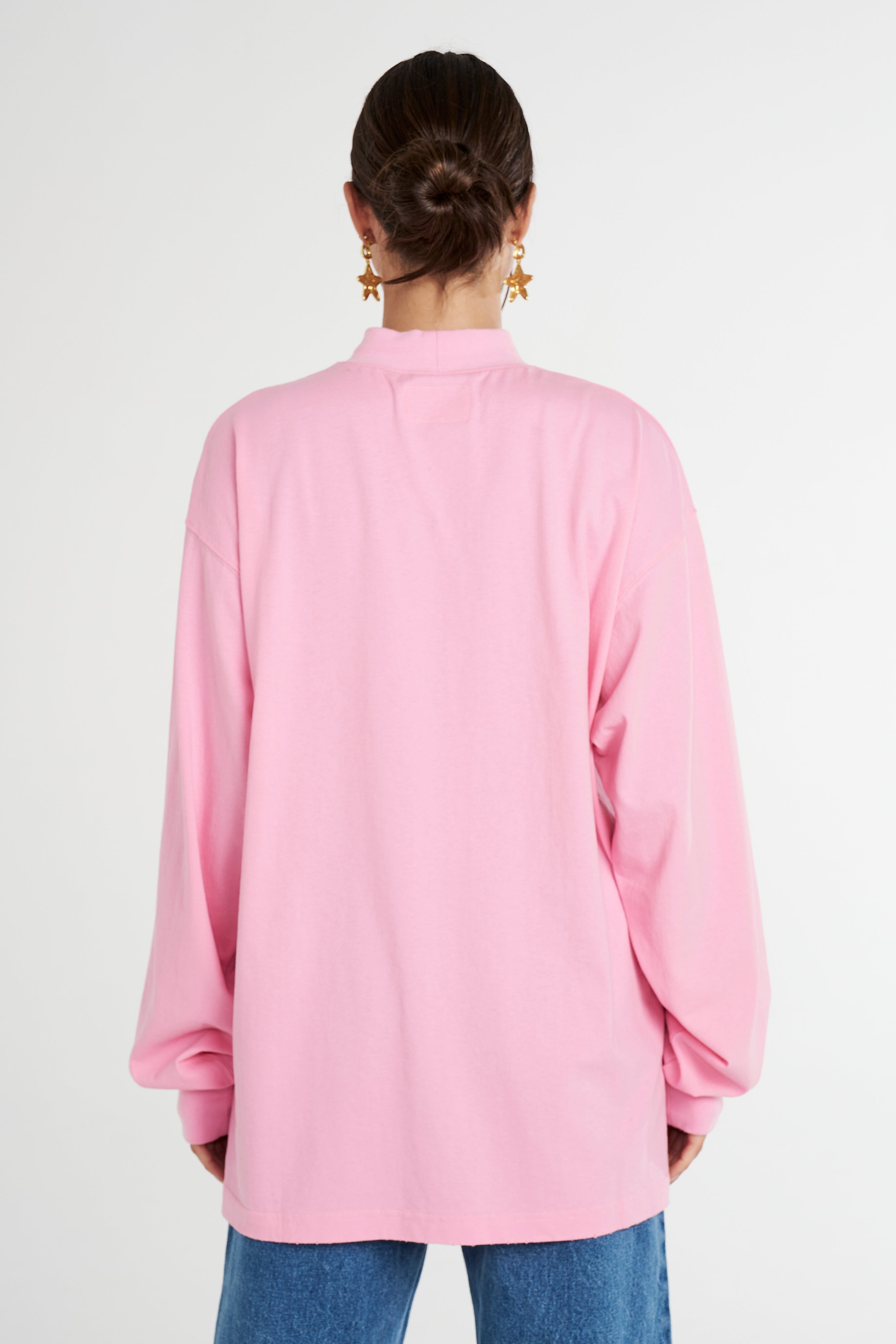 LS BAND TEE - PINK