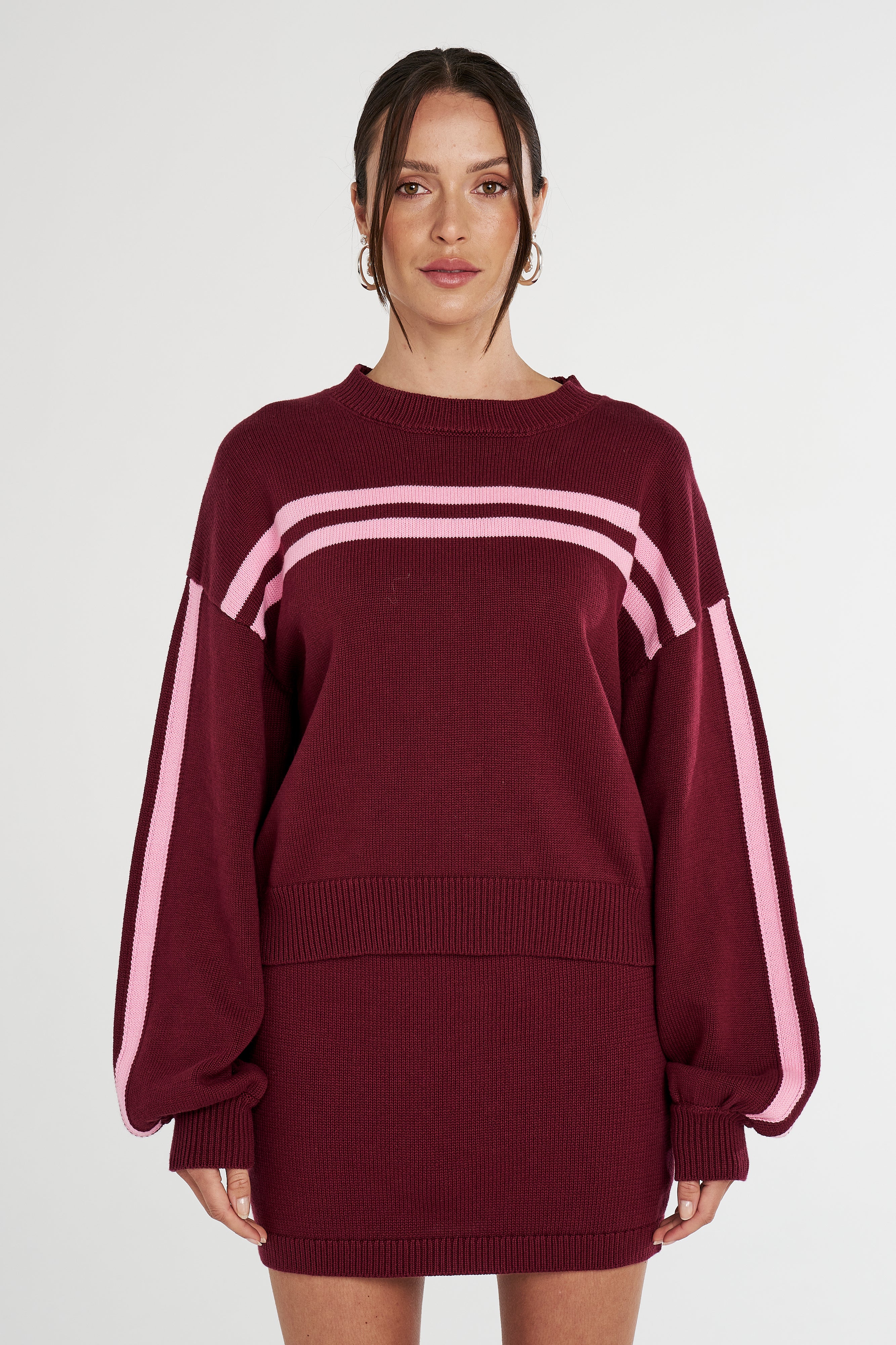 SUMMI SWEATER - PLUM