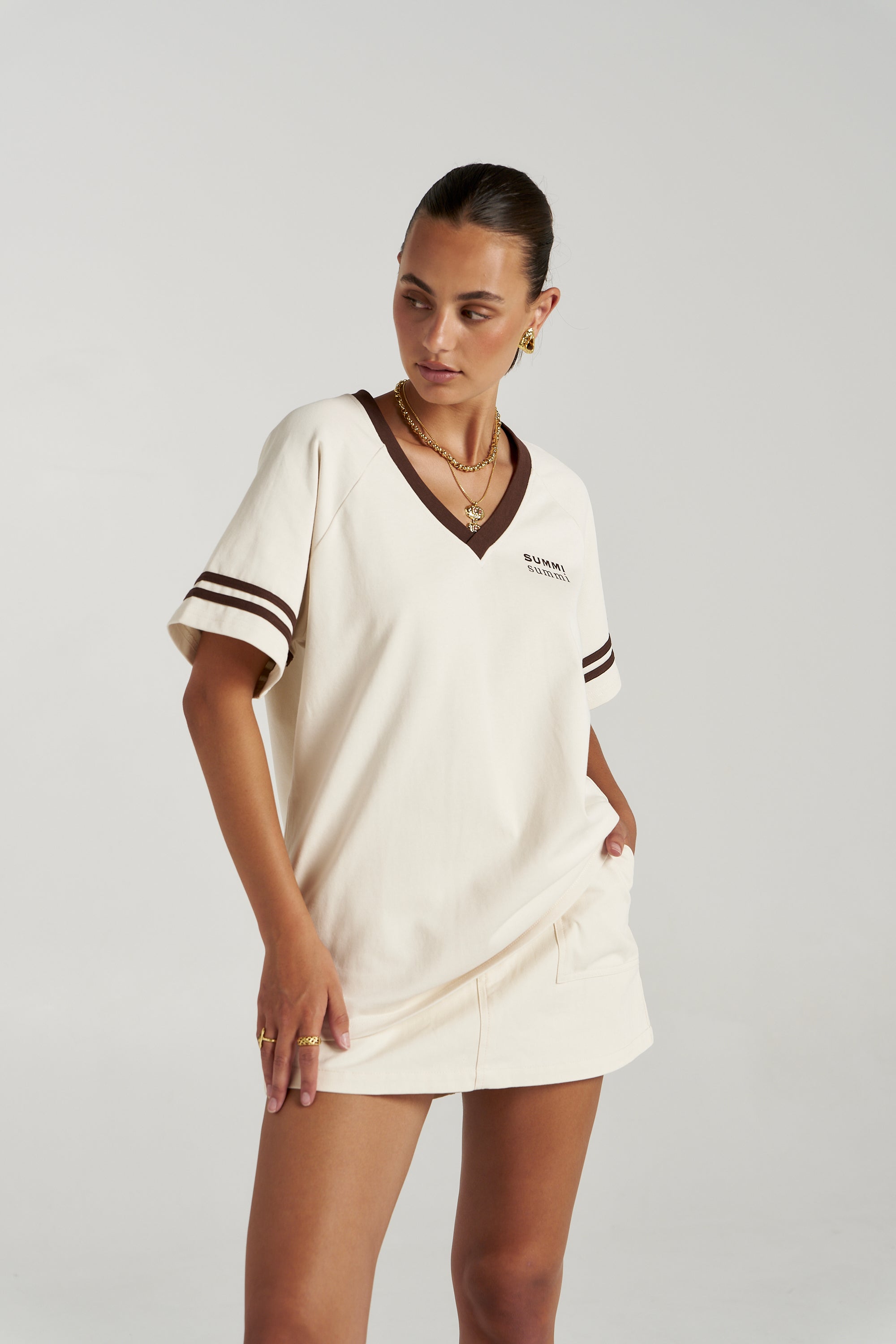 CARPENTER SKIRT - ECRU