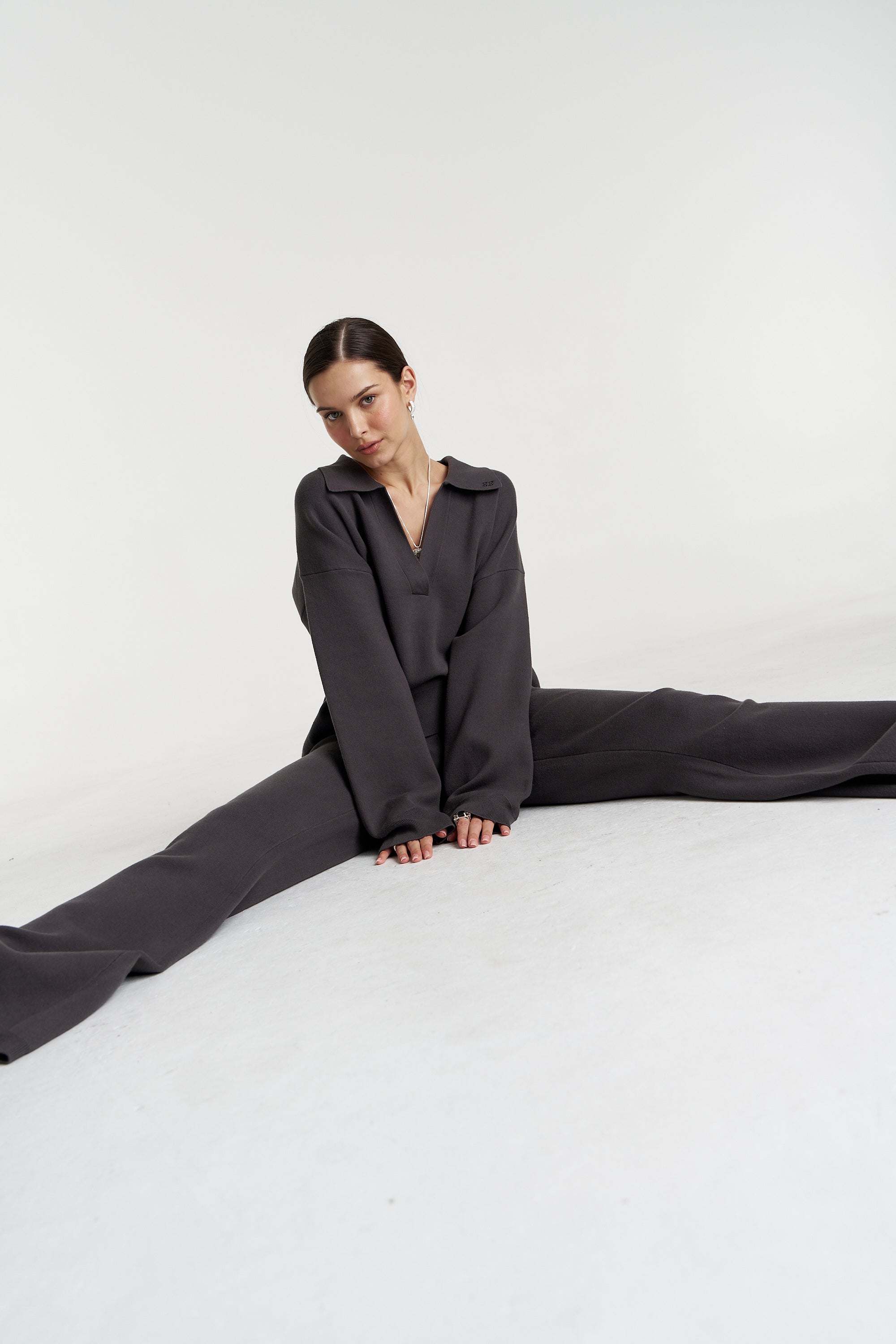 LOUNGE KNIT PANT - SHADOW