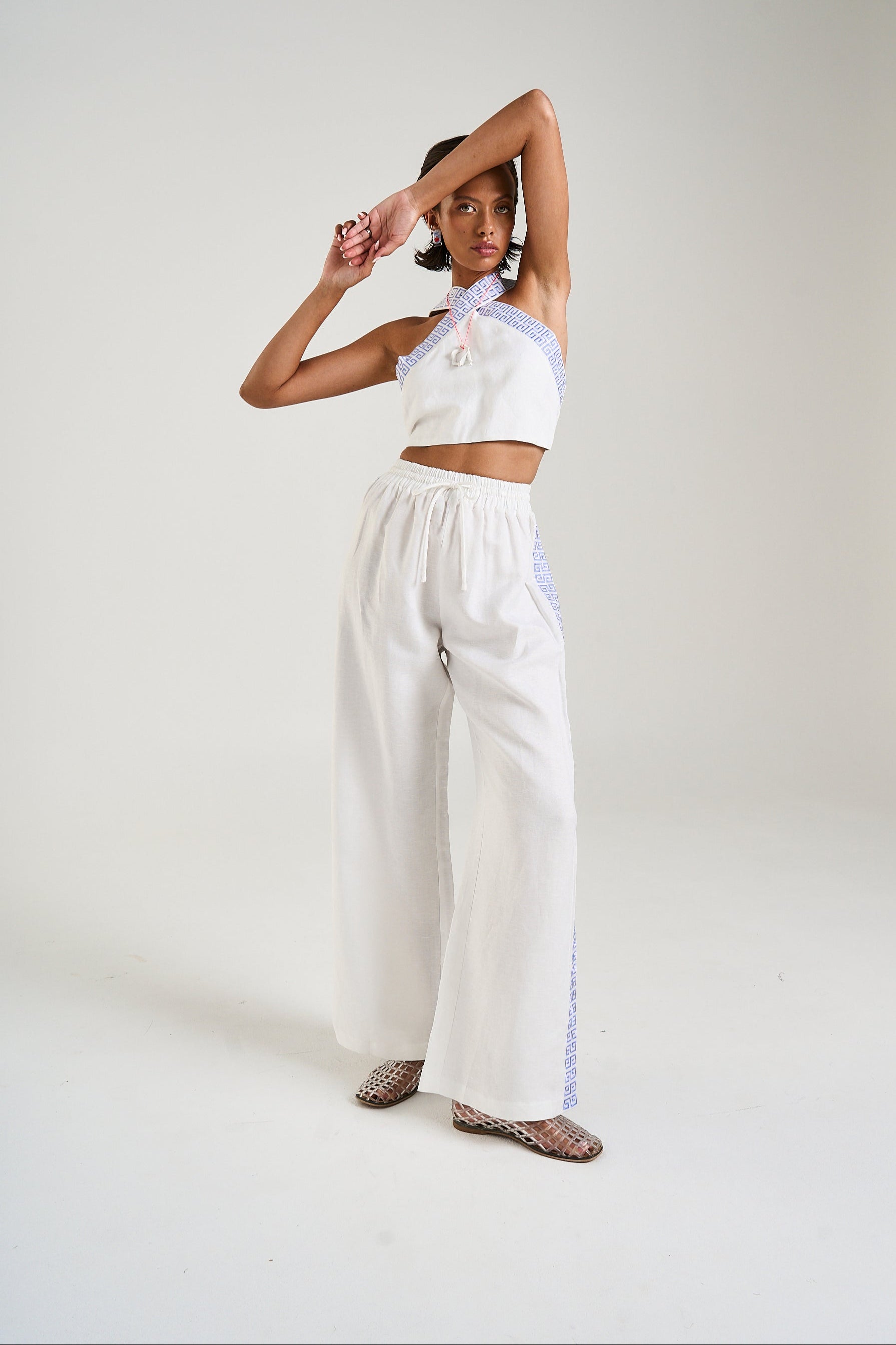 WIDE LEG PANT - SOL SCRIPT