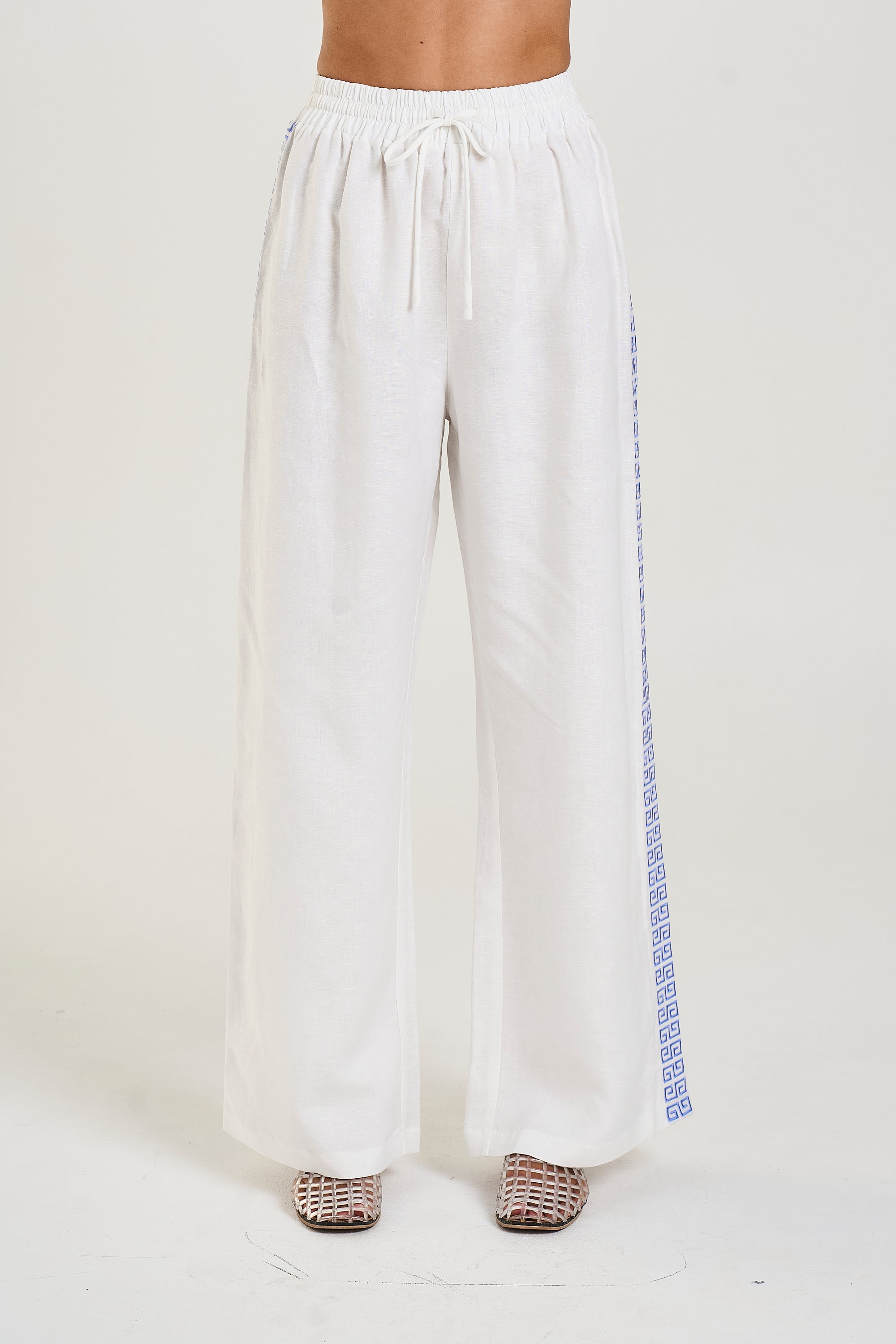 WIDE LEG PANT - SOL SCRIPT