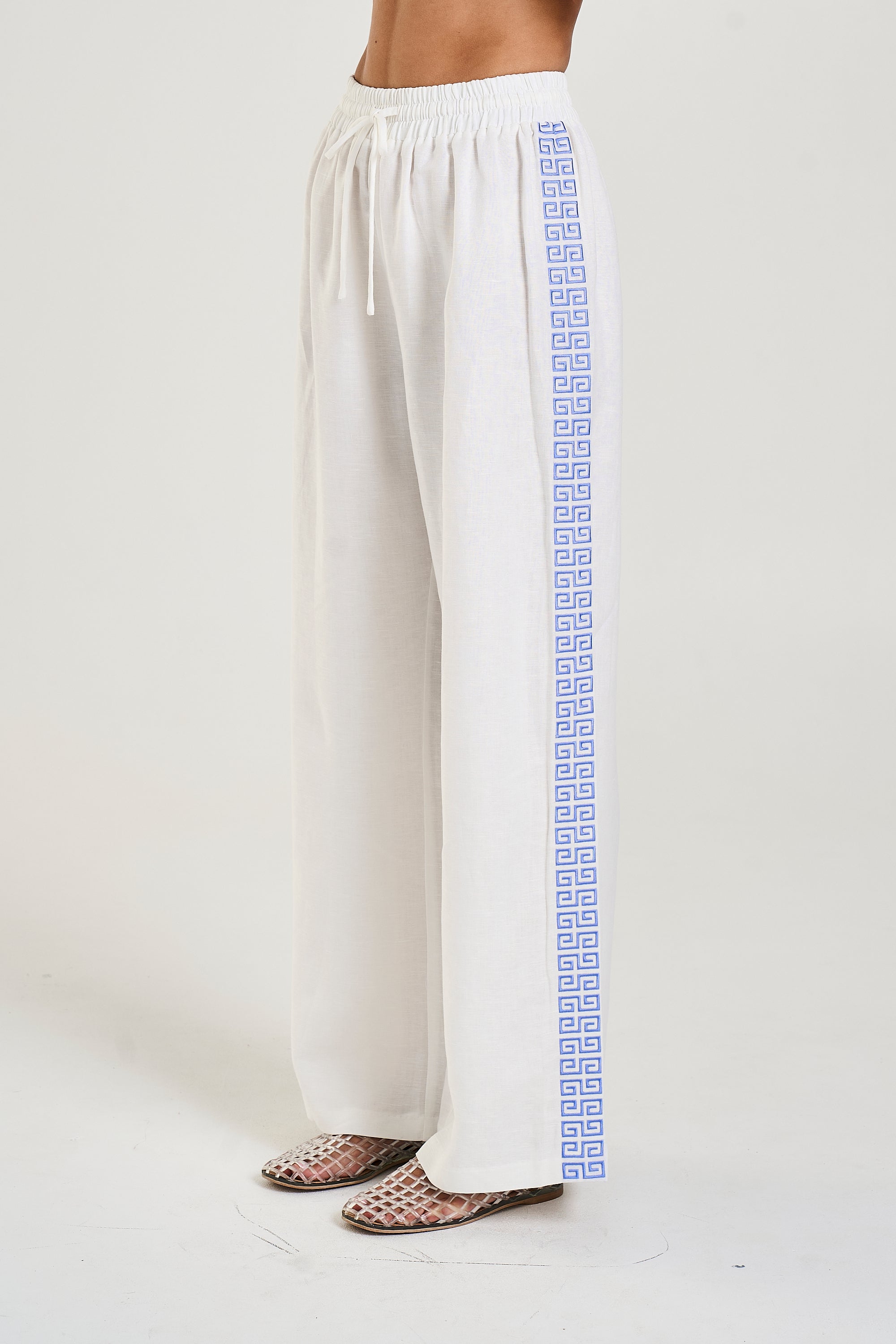 WIDE LEG PANT - SOL SCRIPT