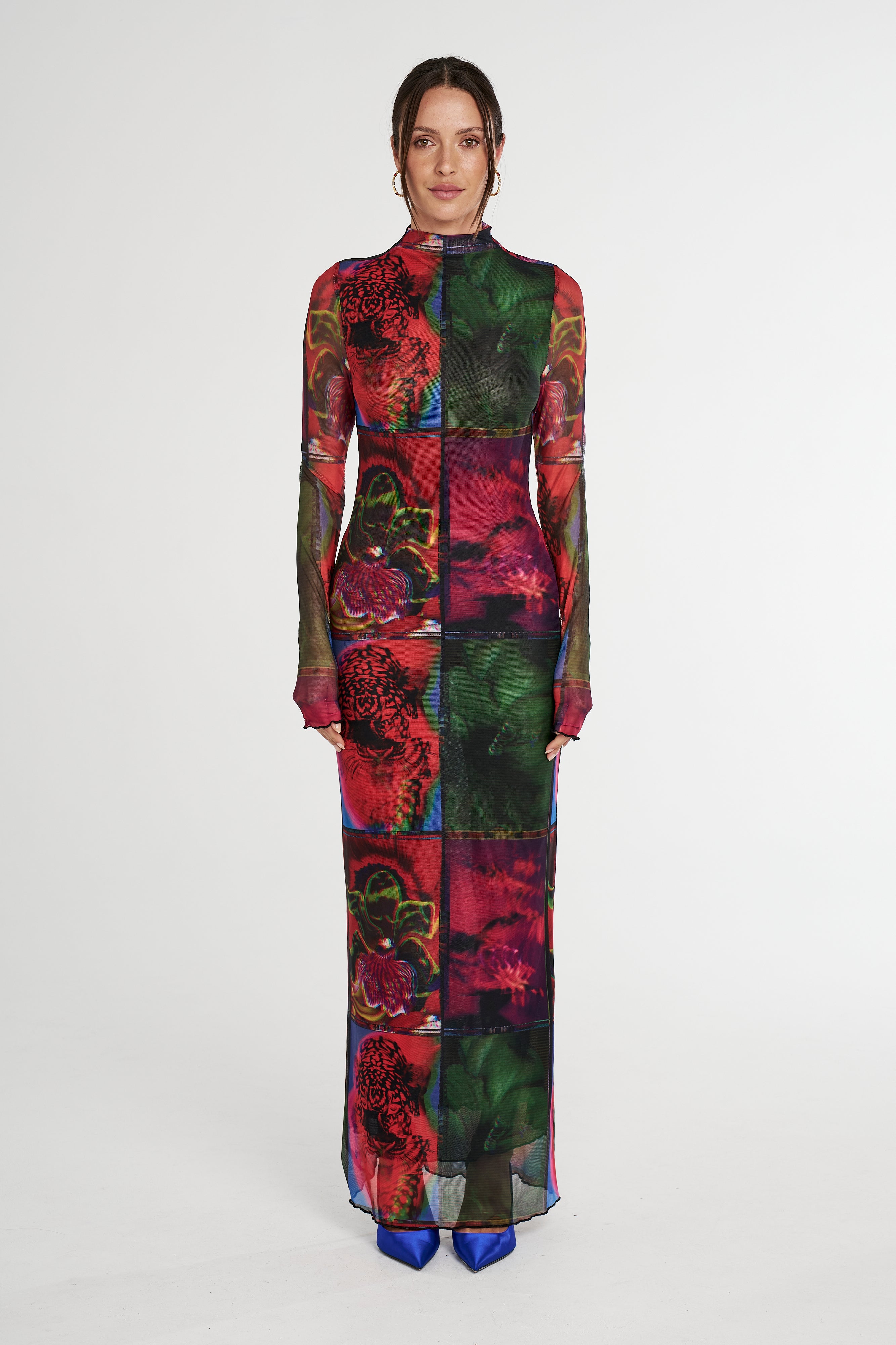 LS MAXI DRESS - UNTAMED