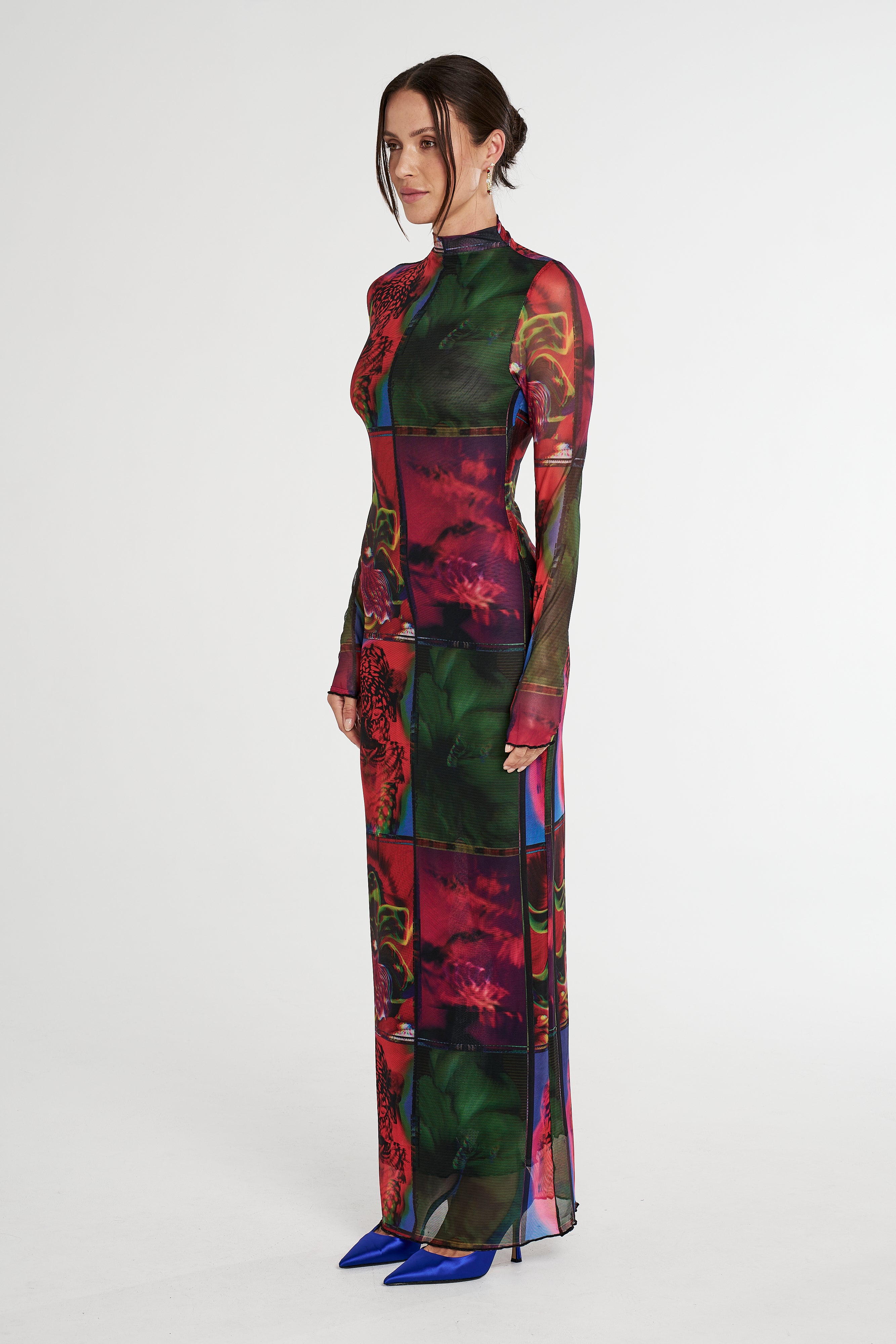 LS MAXI DRESS - UNTAMED