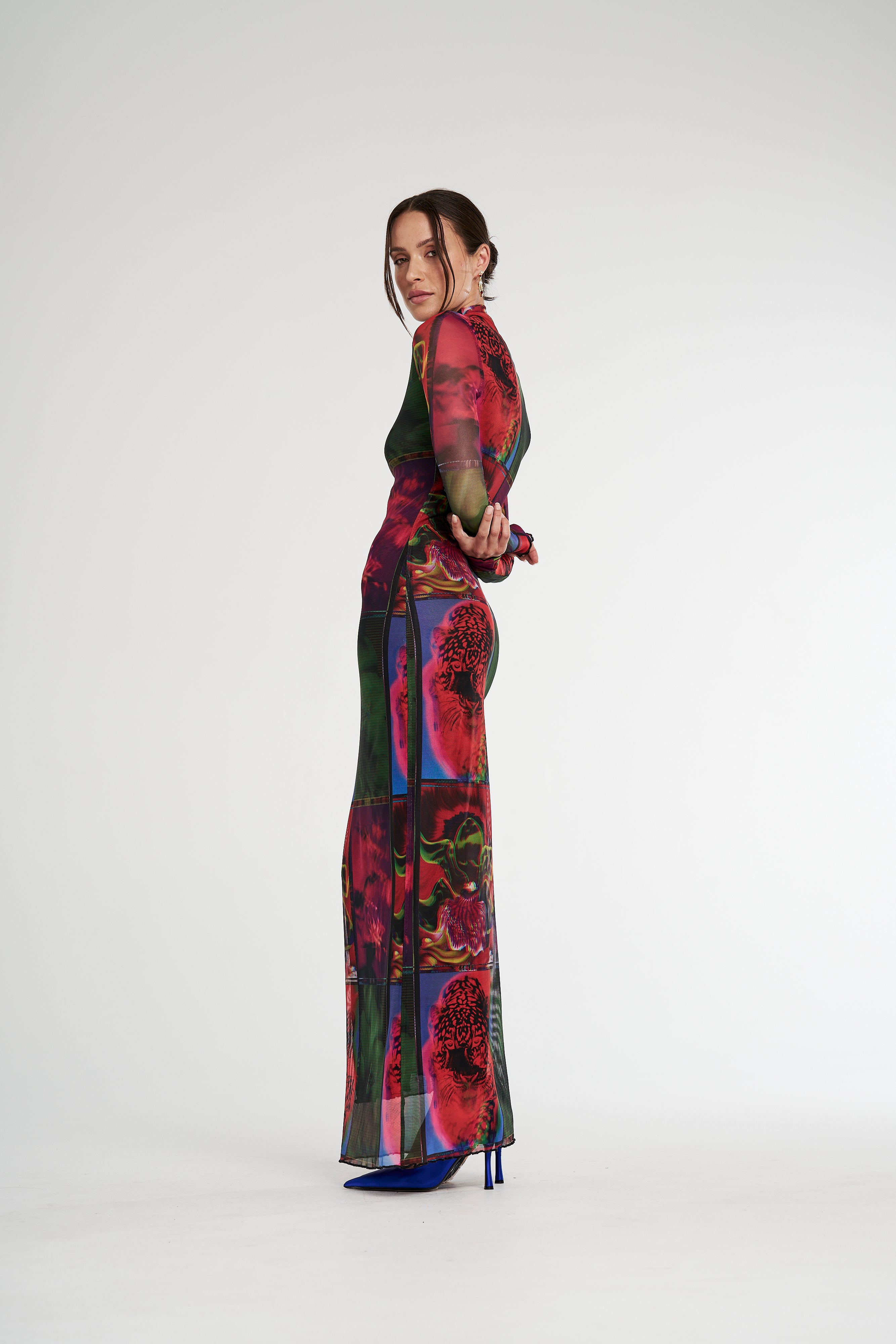 LS MAXI DRESS - UNTAMED
