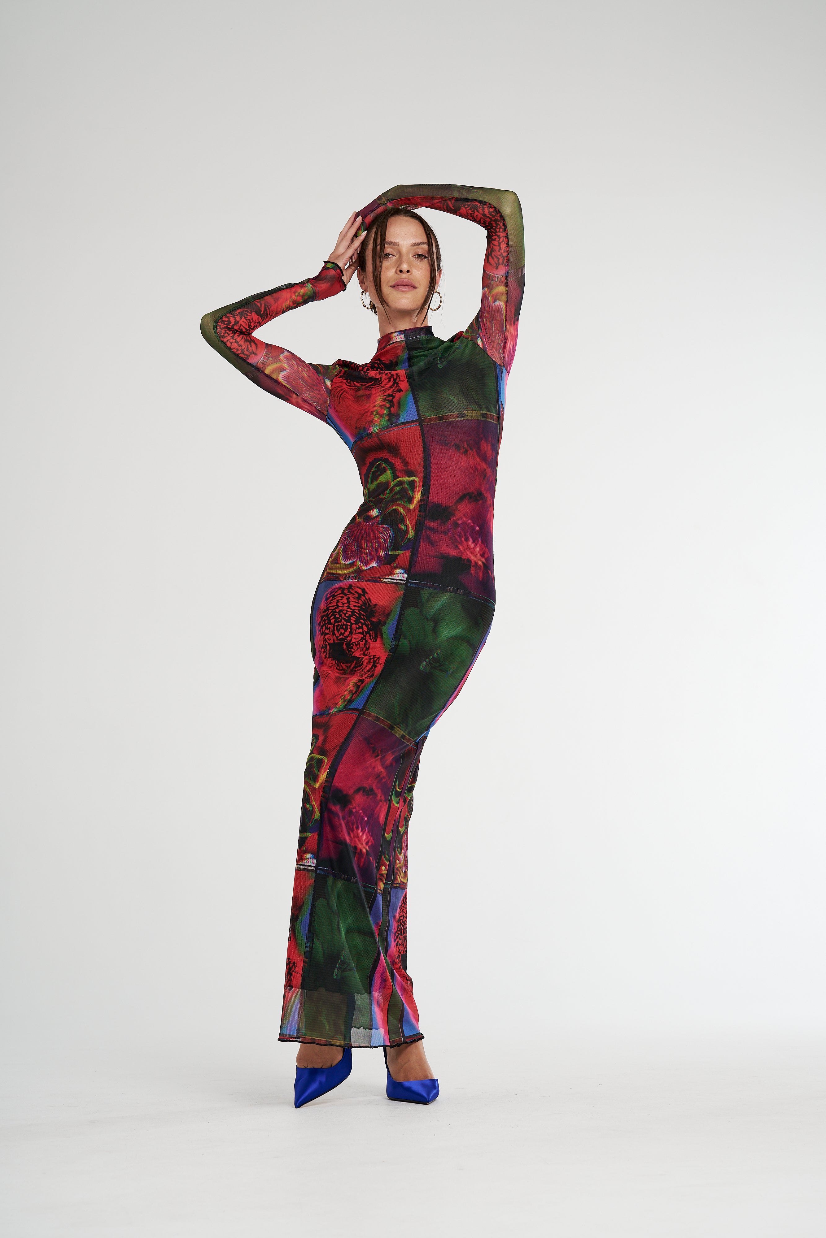 LS MAXI DRESS - UNTAMED