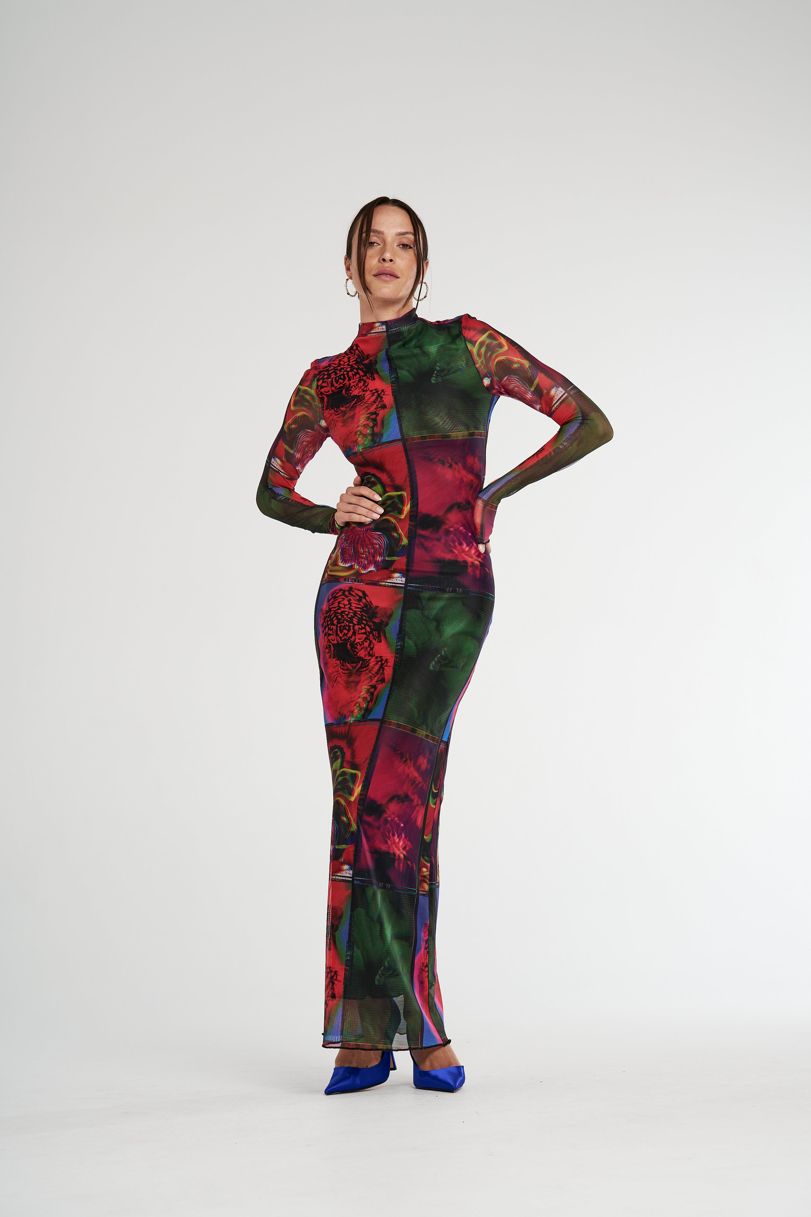 LS MAXI DRESS - UNTAMED
