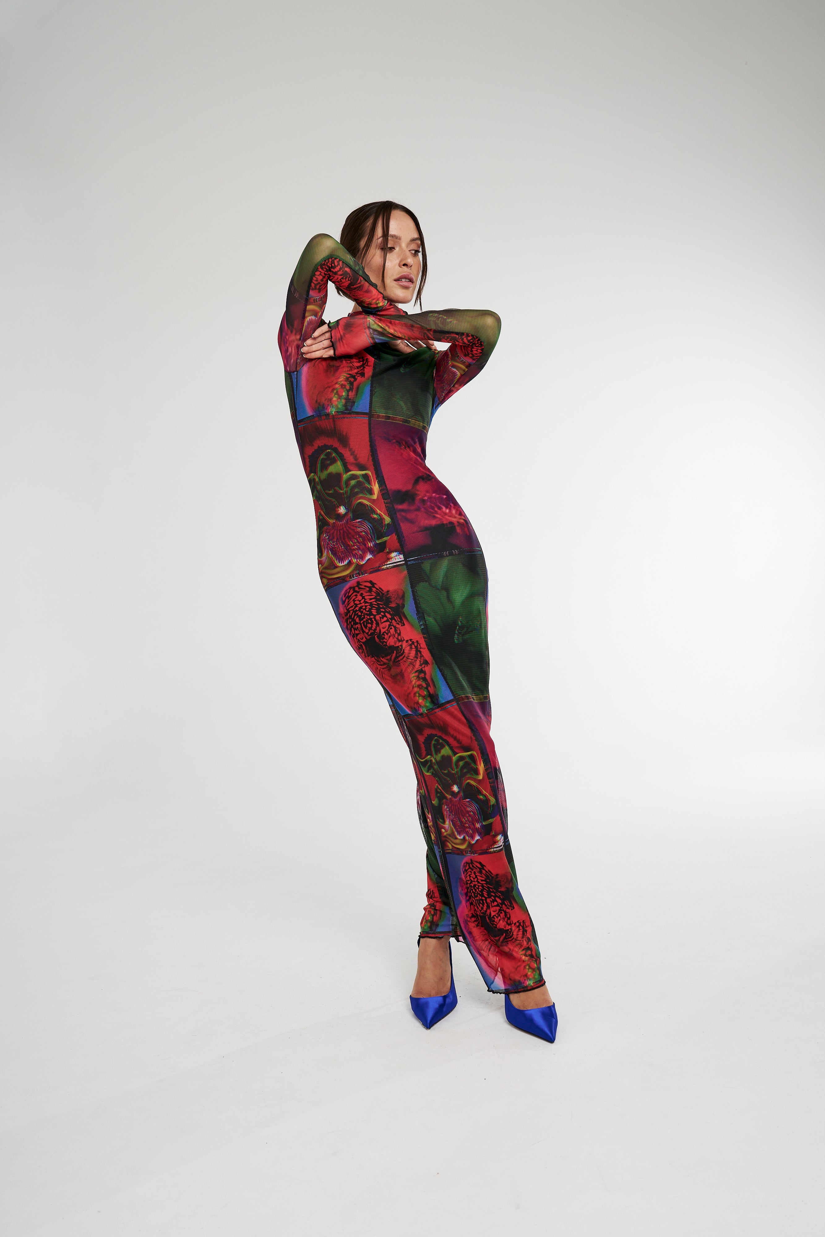 LS MAXI DRESS - UNTAMED