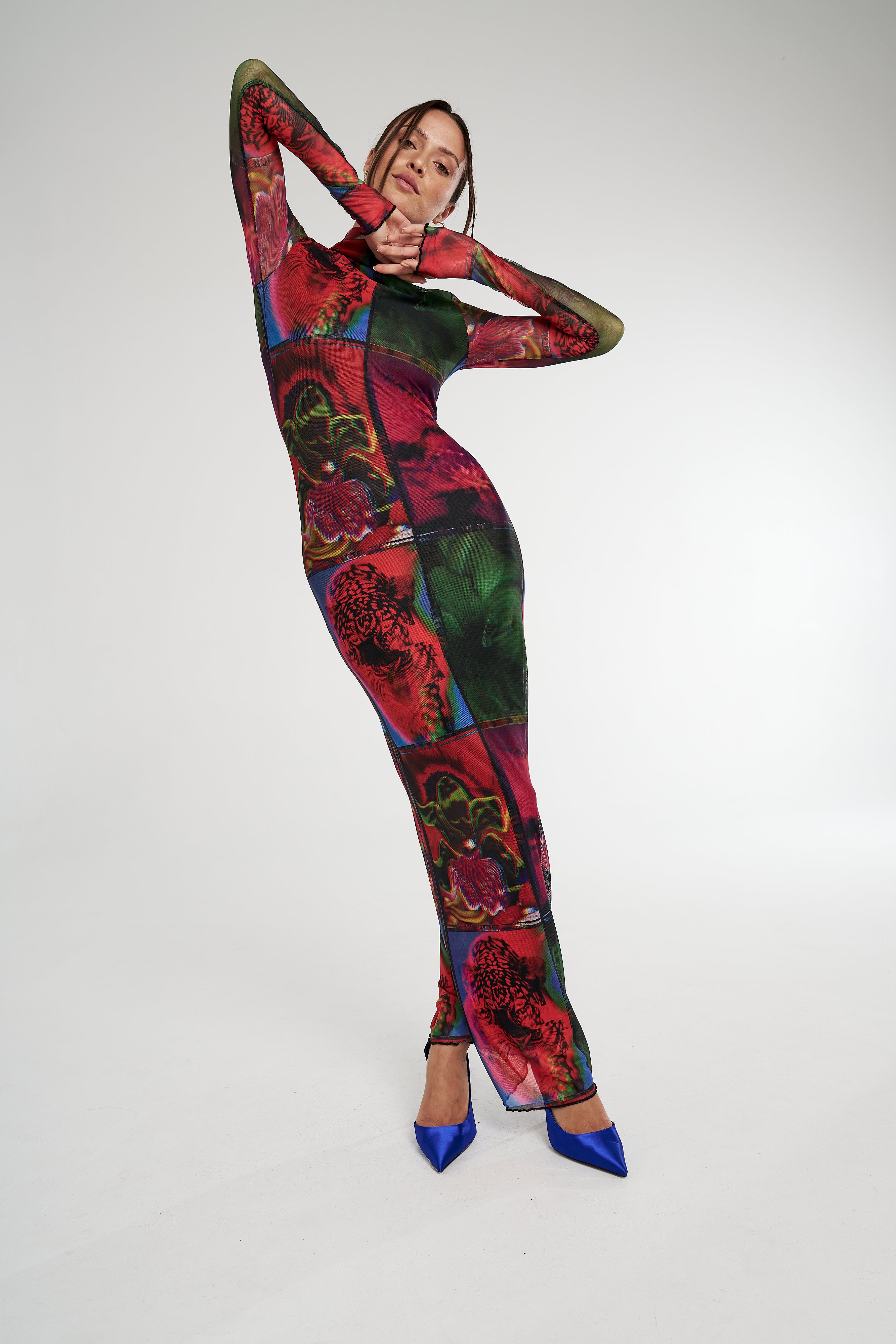 LS MAXI DRESS - UNTAMED