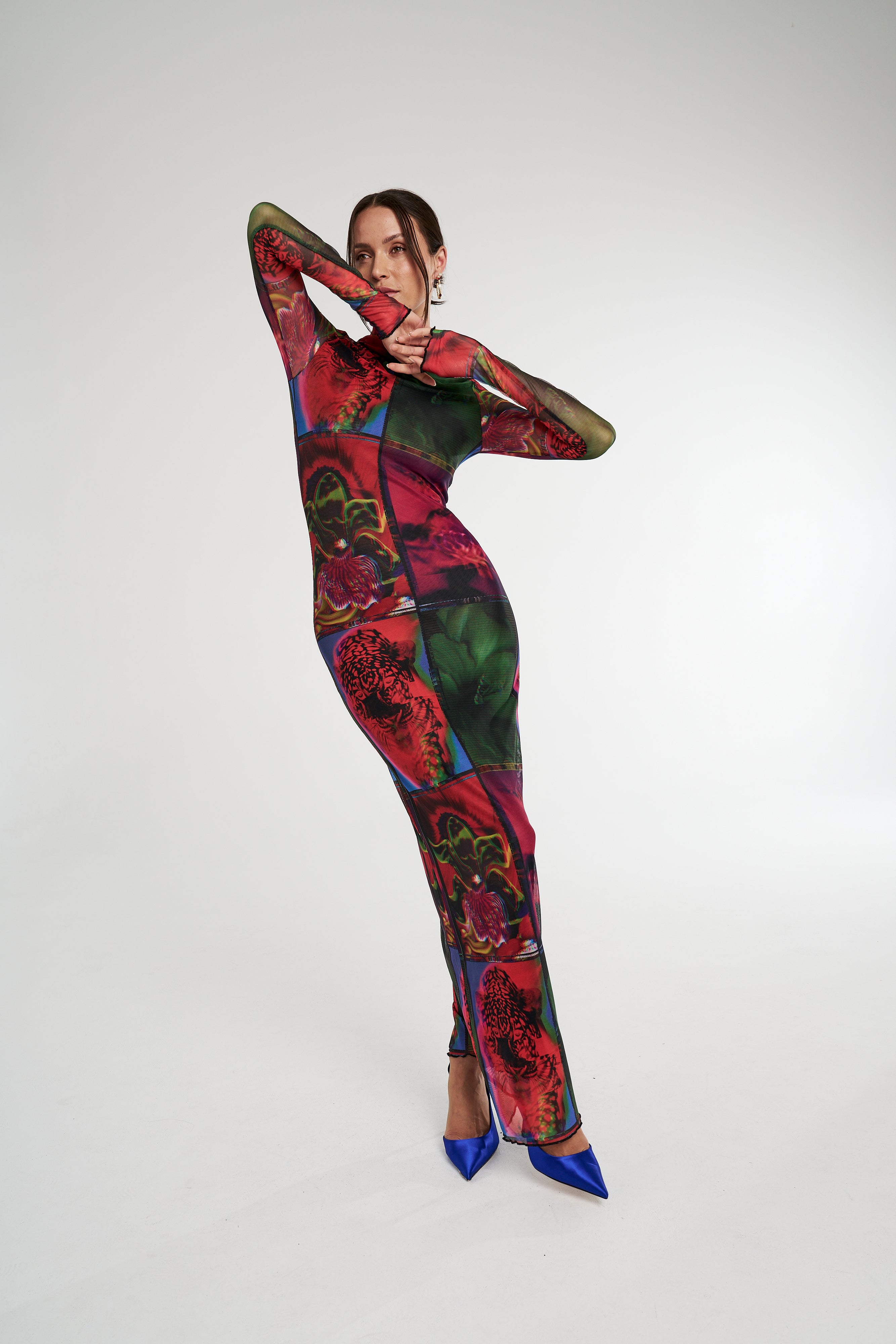 LS MAXI DRESS - UNTAMED