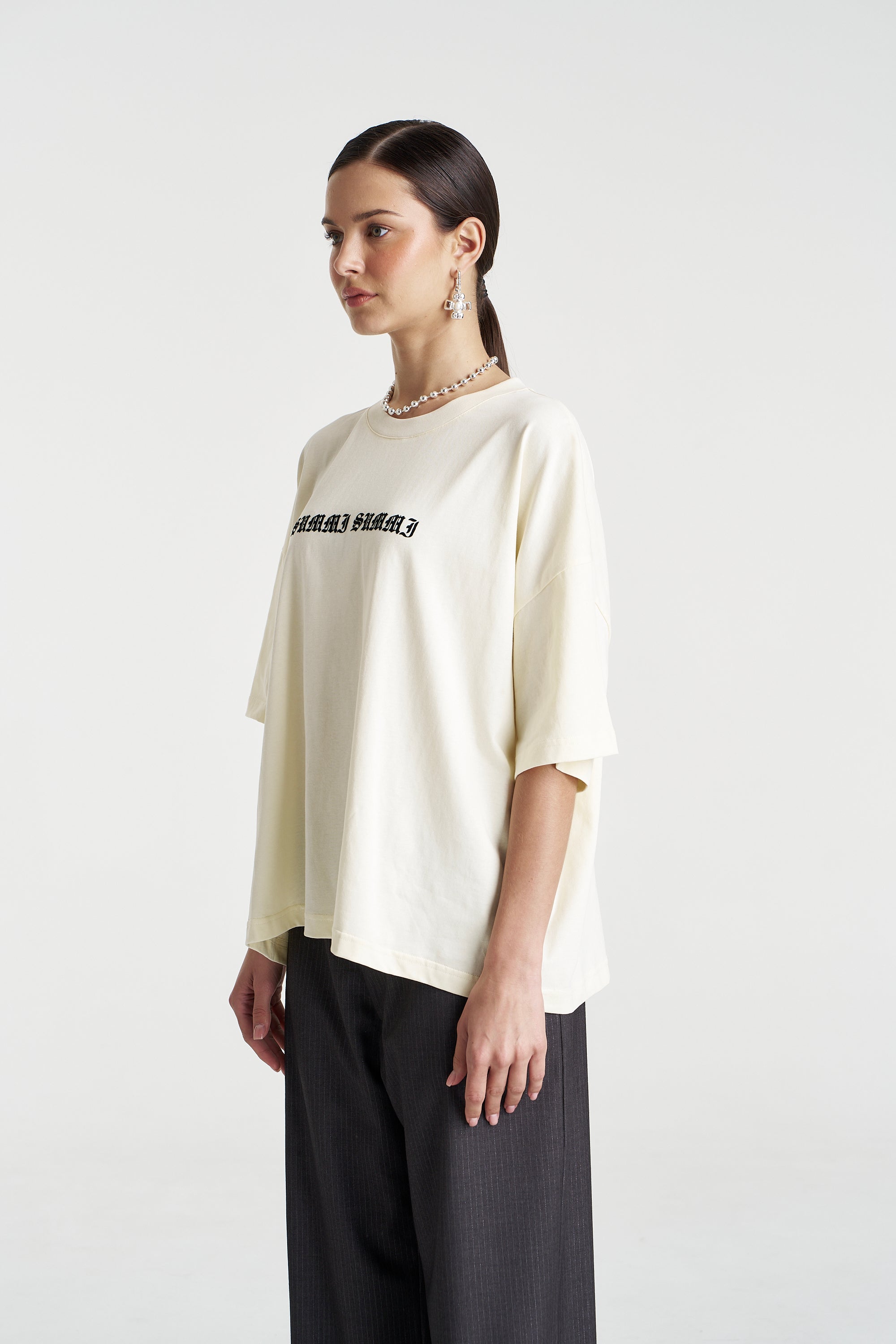 BUTTERFLY SS TEE - VANILLA