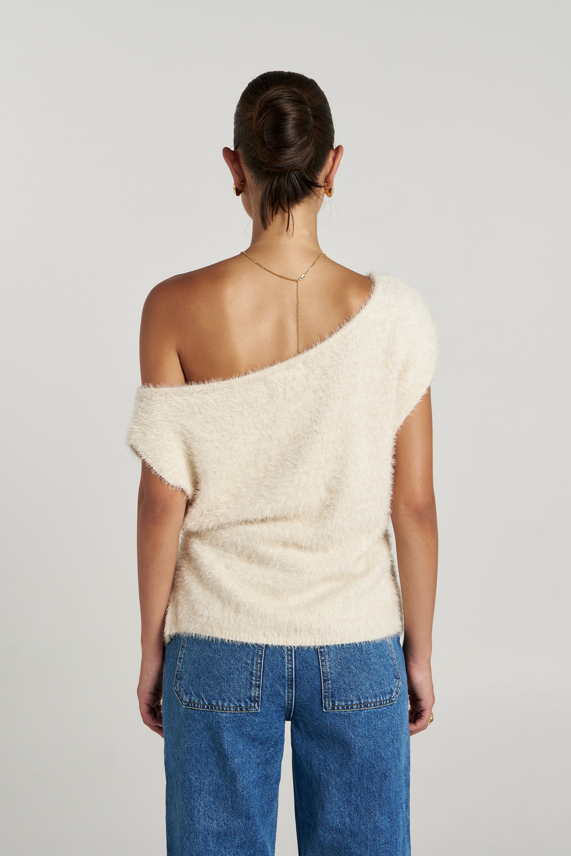 IVY KNIT TOP - LILY WHITE
