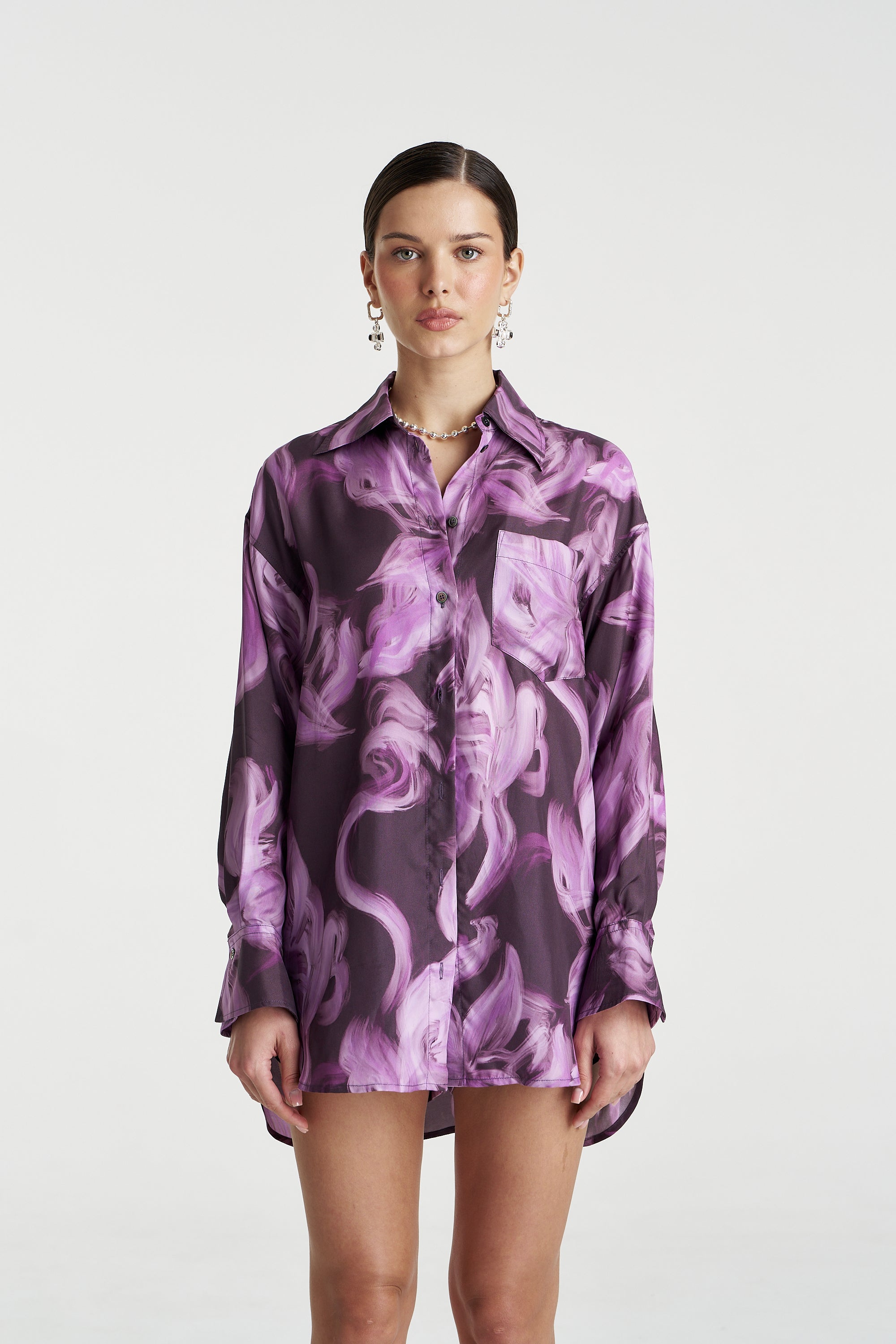 BOSS LS SHIRT - VELVET SHADOW