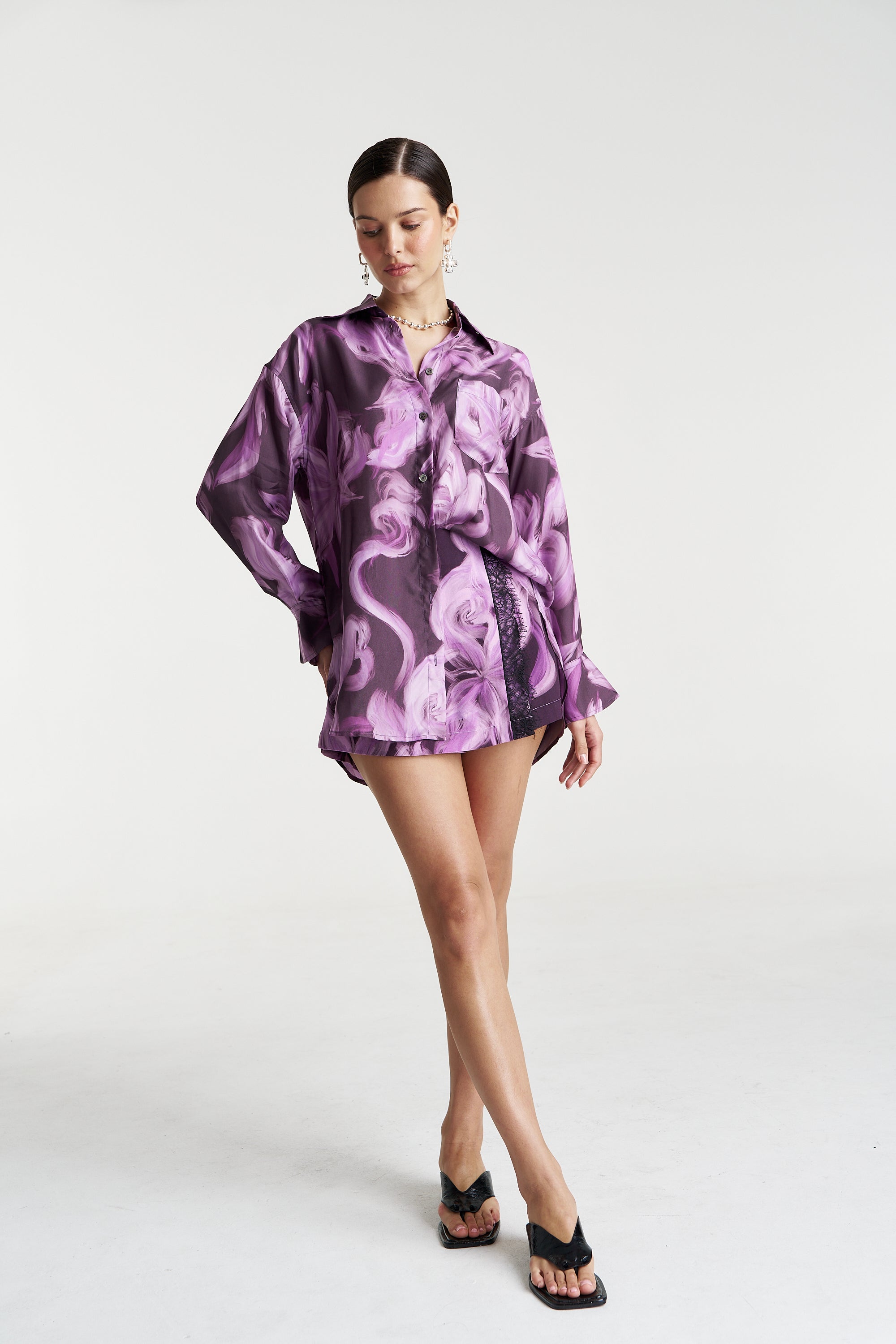 BOSS LS SHIRT - VELVET SHADOW