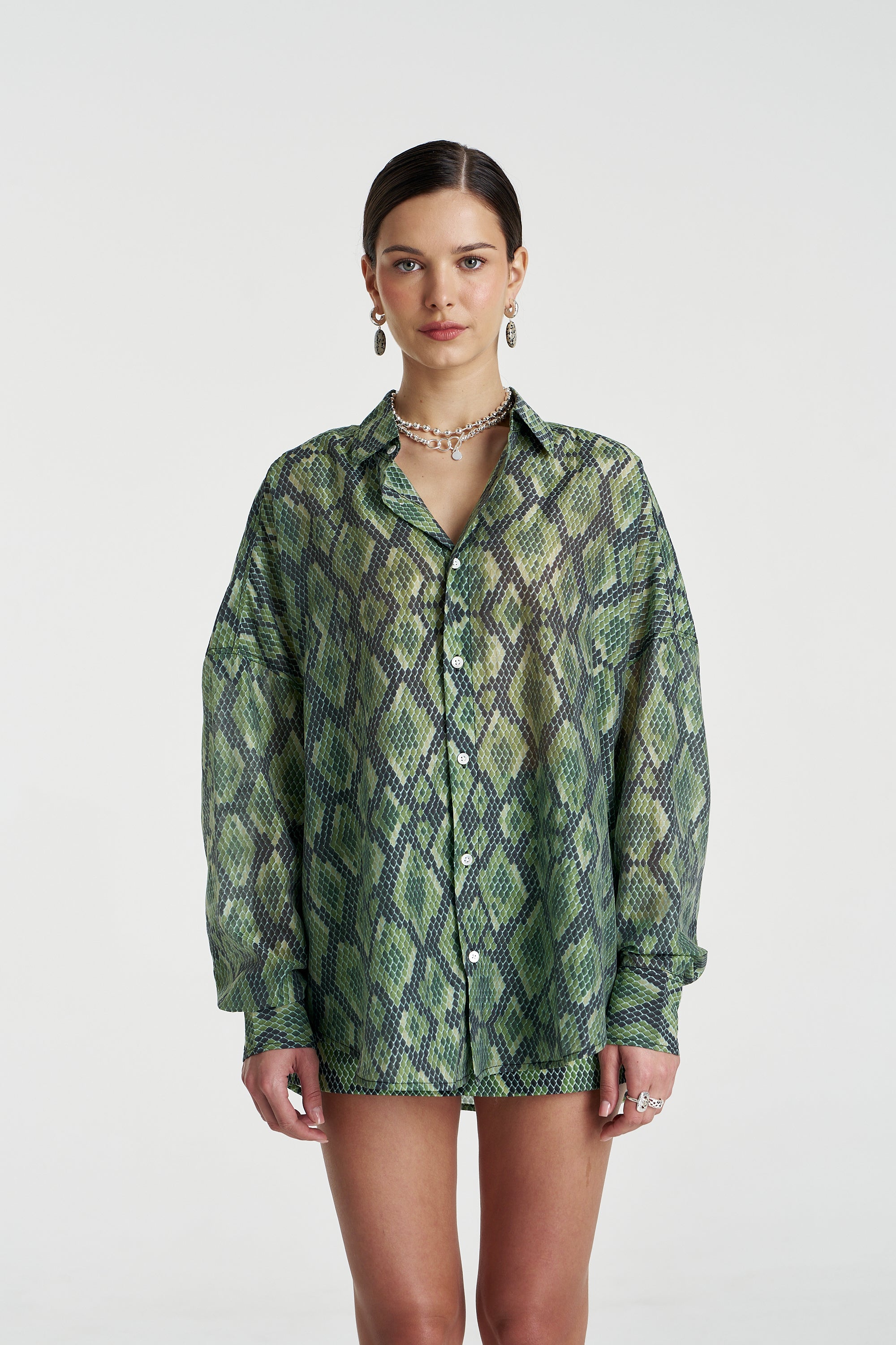 SHEER LS SHIRT - VIPER