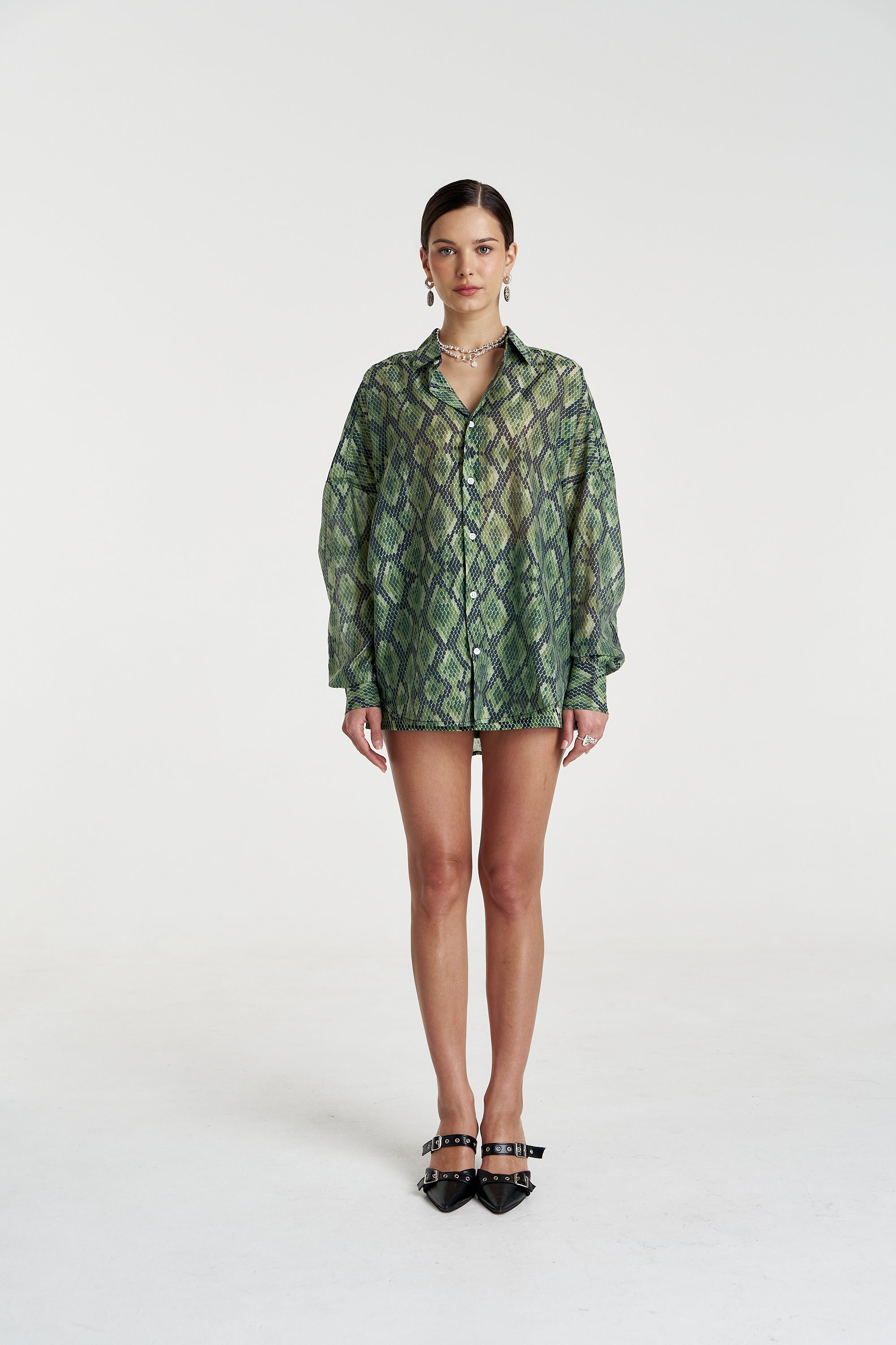 SHEER LS SHIRT - VIPER