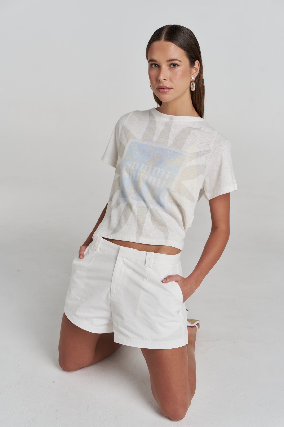 ORCHID SUN TEE - WHITE