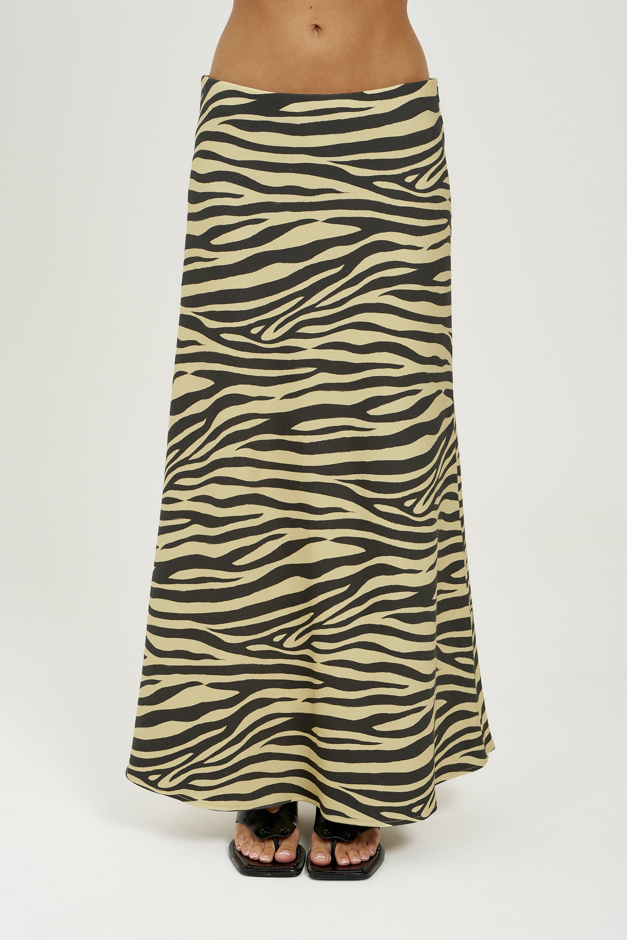 SLIP SKIRT - ZEBRA